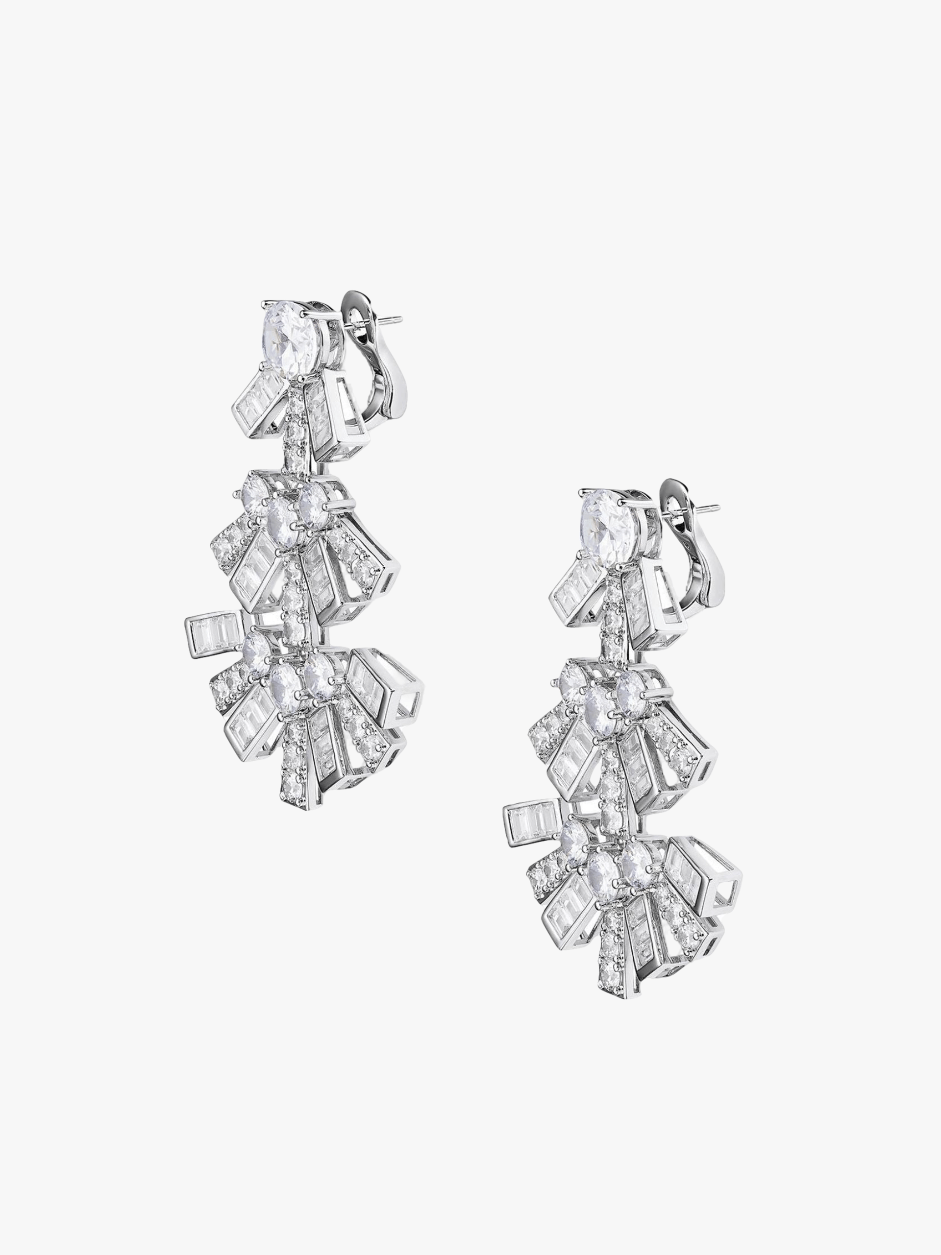 Claira Earrings (White) made by Nana Jacqueline