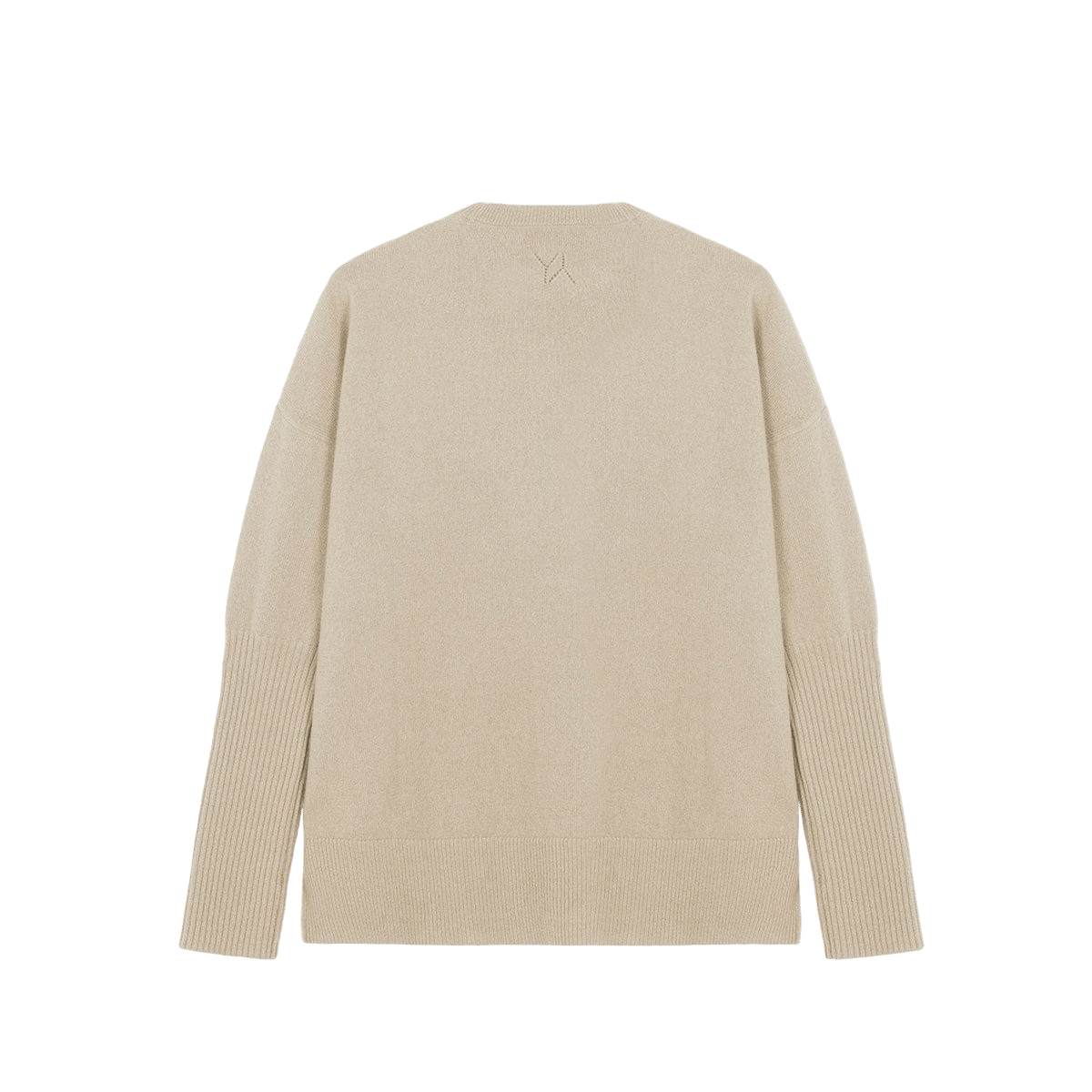 Boxy Sweater With YY Logo Sand made by YLIANA YEPEZ