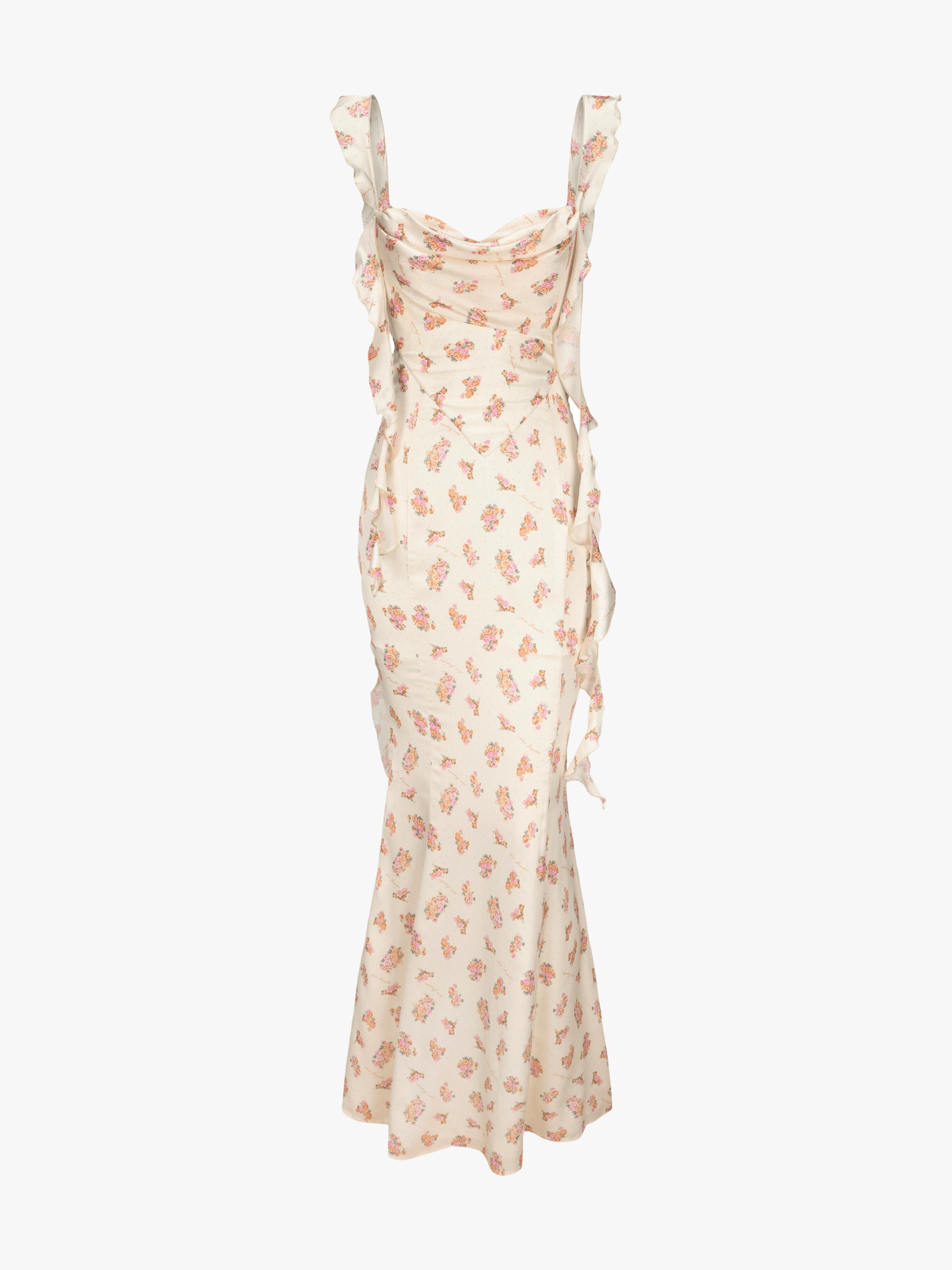 Caroline Dress (Floral) in Multi color made by Nana Jacqueline