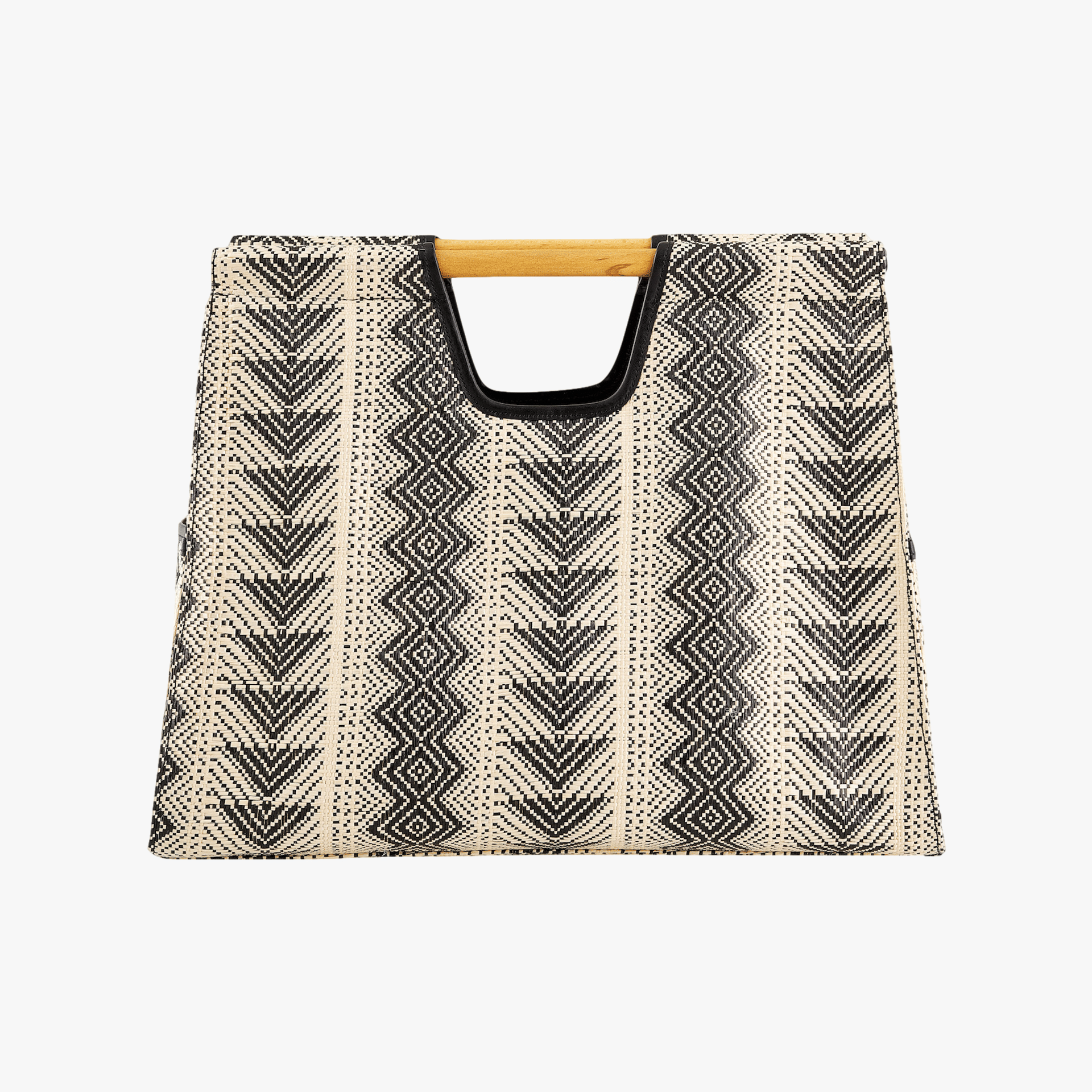 Frida Beach Bag Siyah Bej in Beige made by Maven Bag