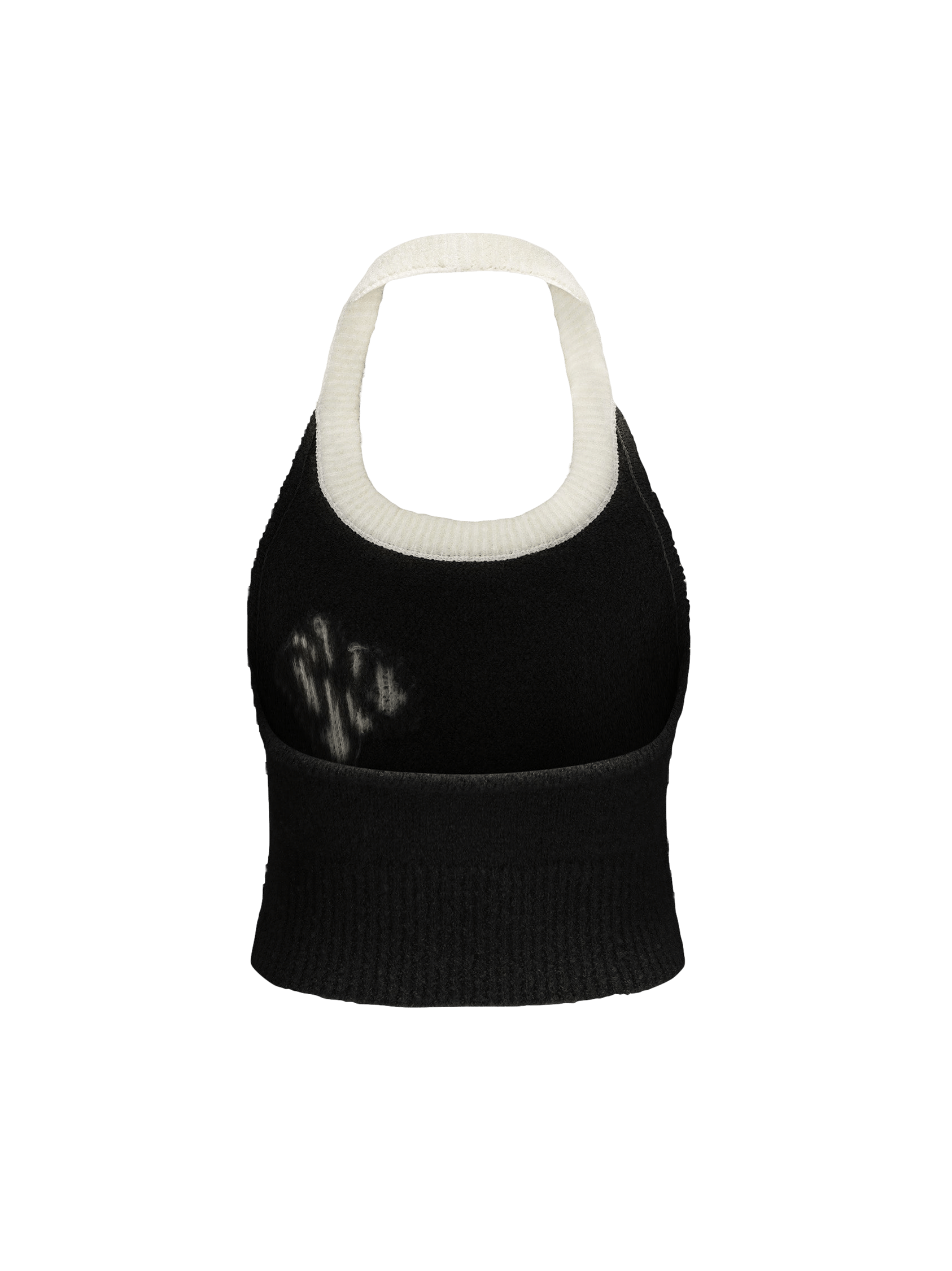 Macie Knit Halter Top (Black) (Final Sale) in Black made by Nana Jacqueline