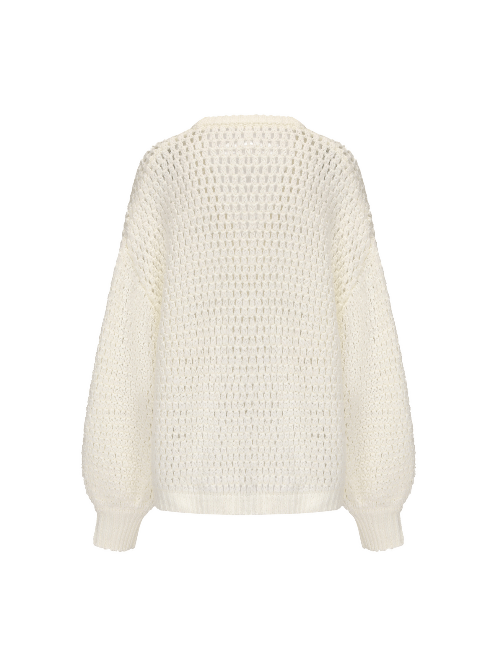 Alexis Cardigan + Scarf Set (White) made by Nana Jacqueline