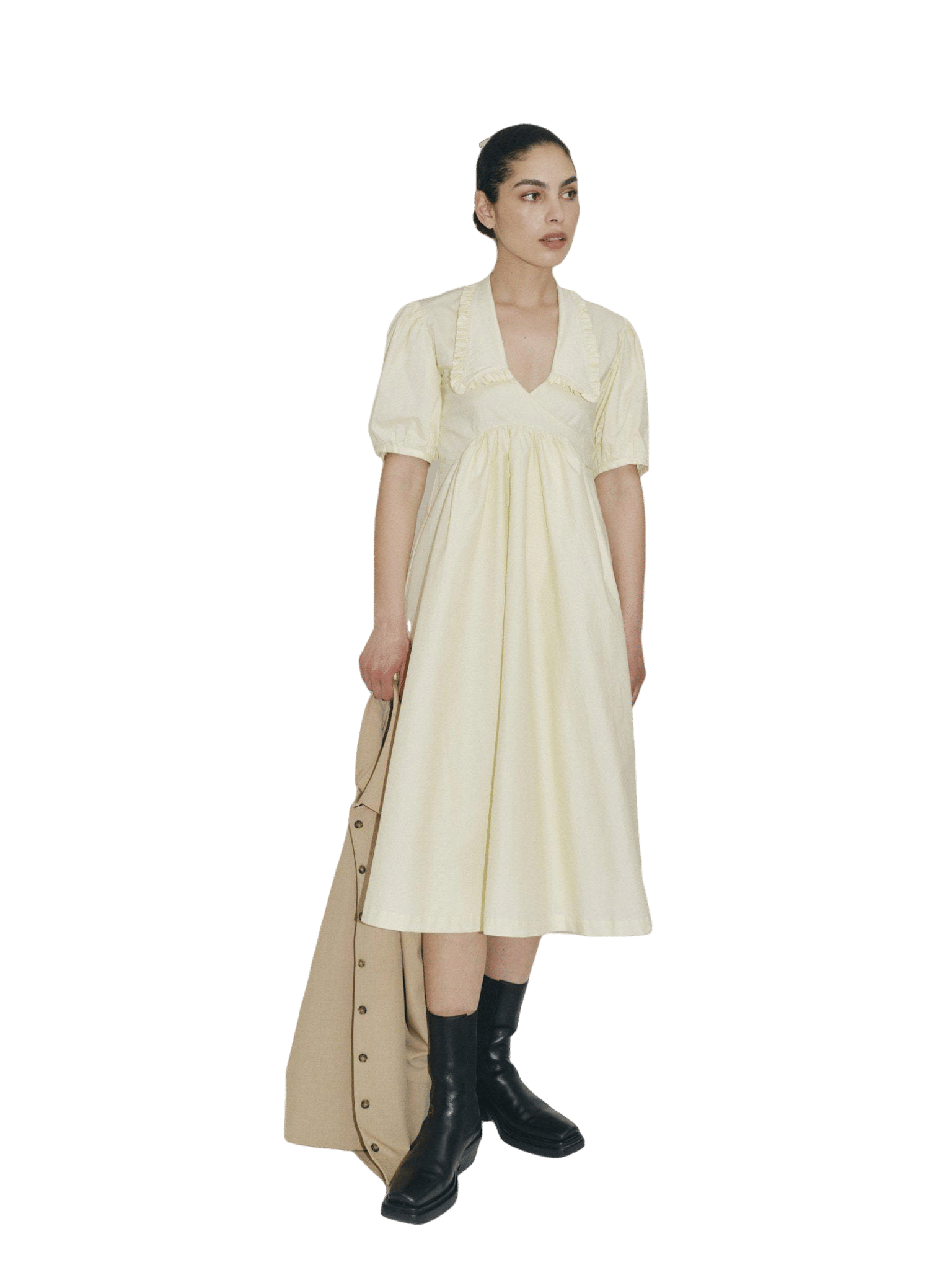 Noel Dress - Pale Lime made by HERSKIND