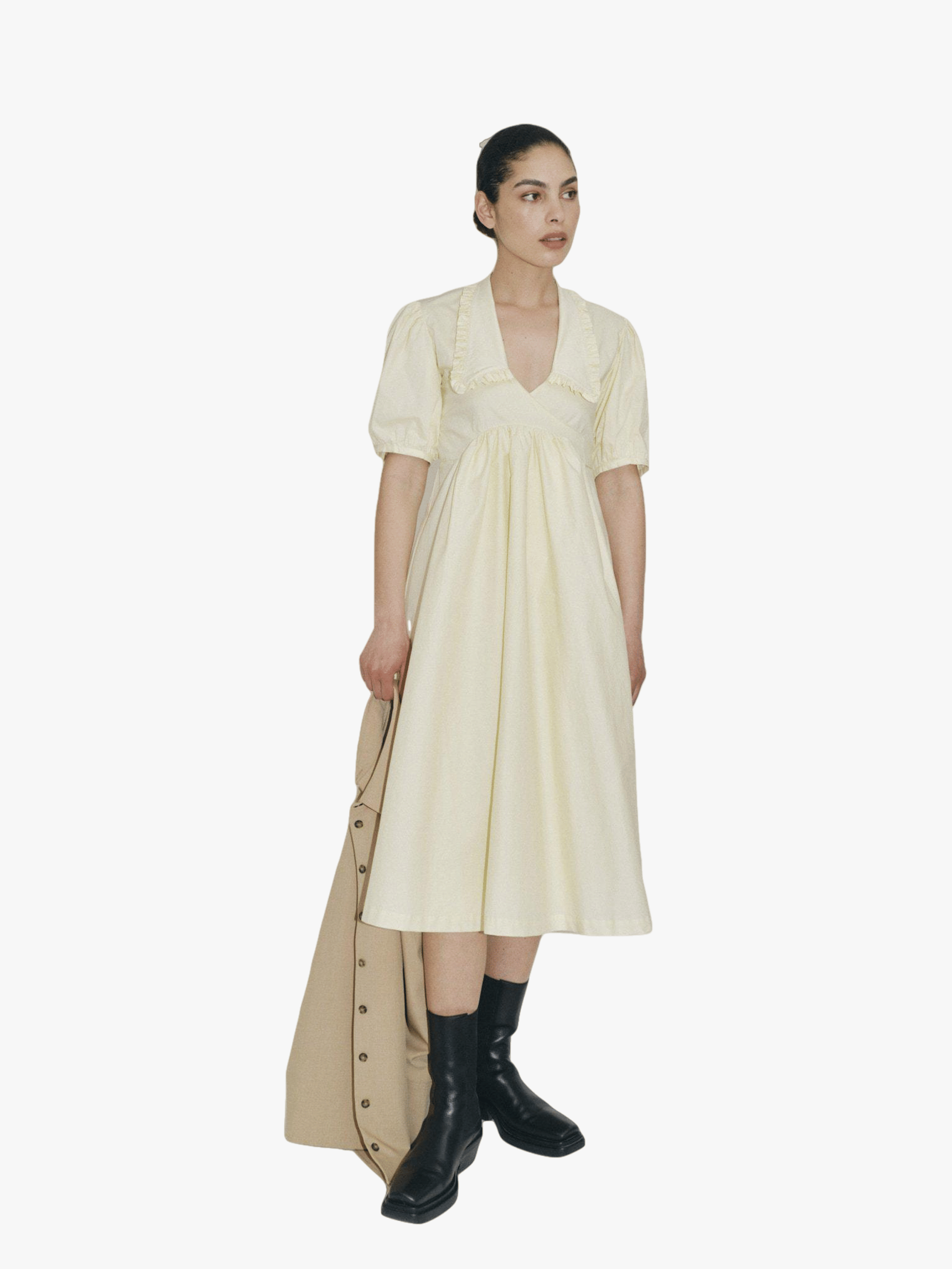 Noel Dress - Pale Lime made by HERSKIND