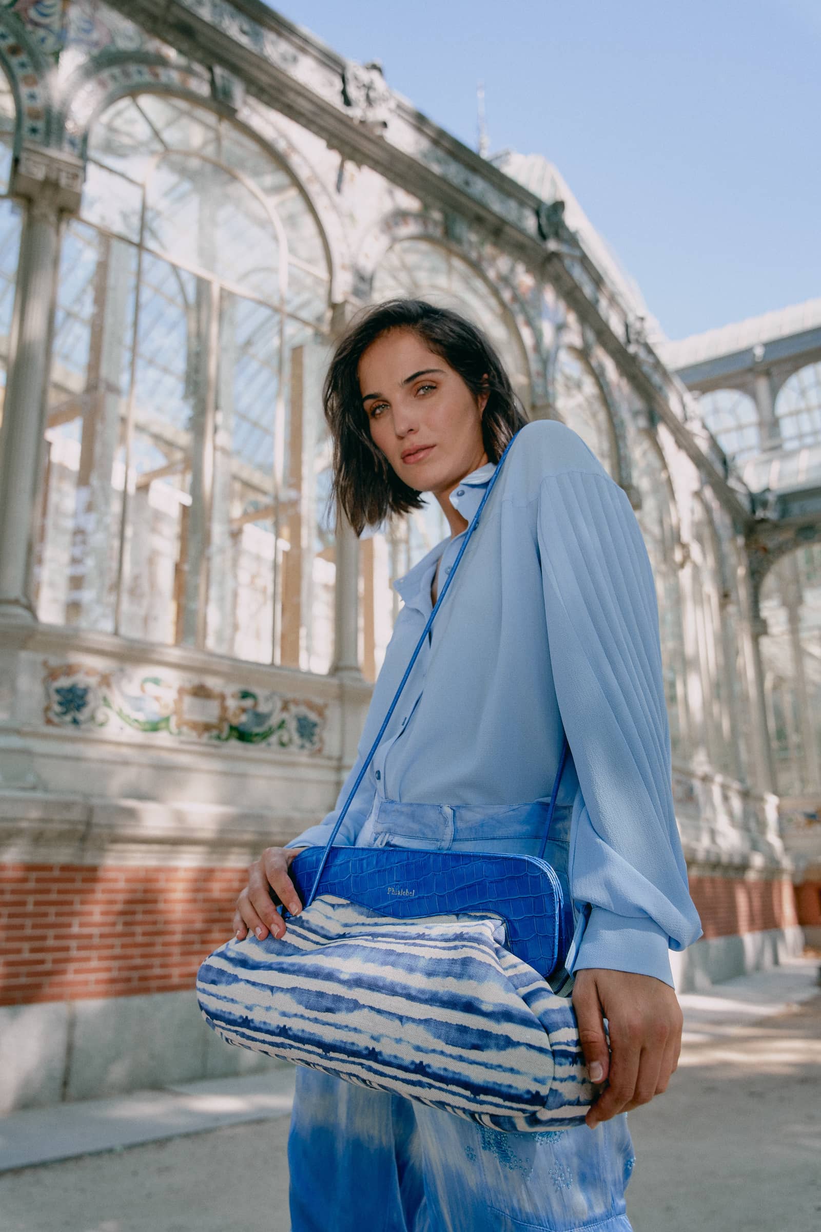 Constanza maxi tie dye blue made by Phialebel