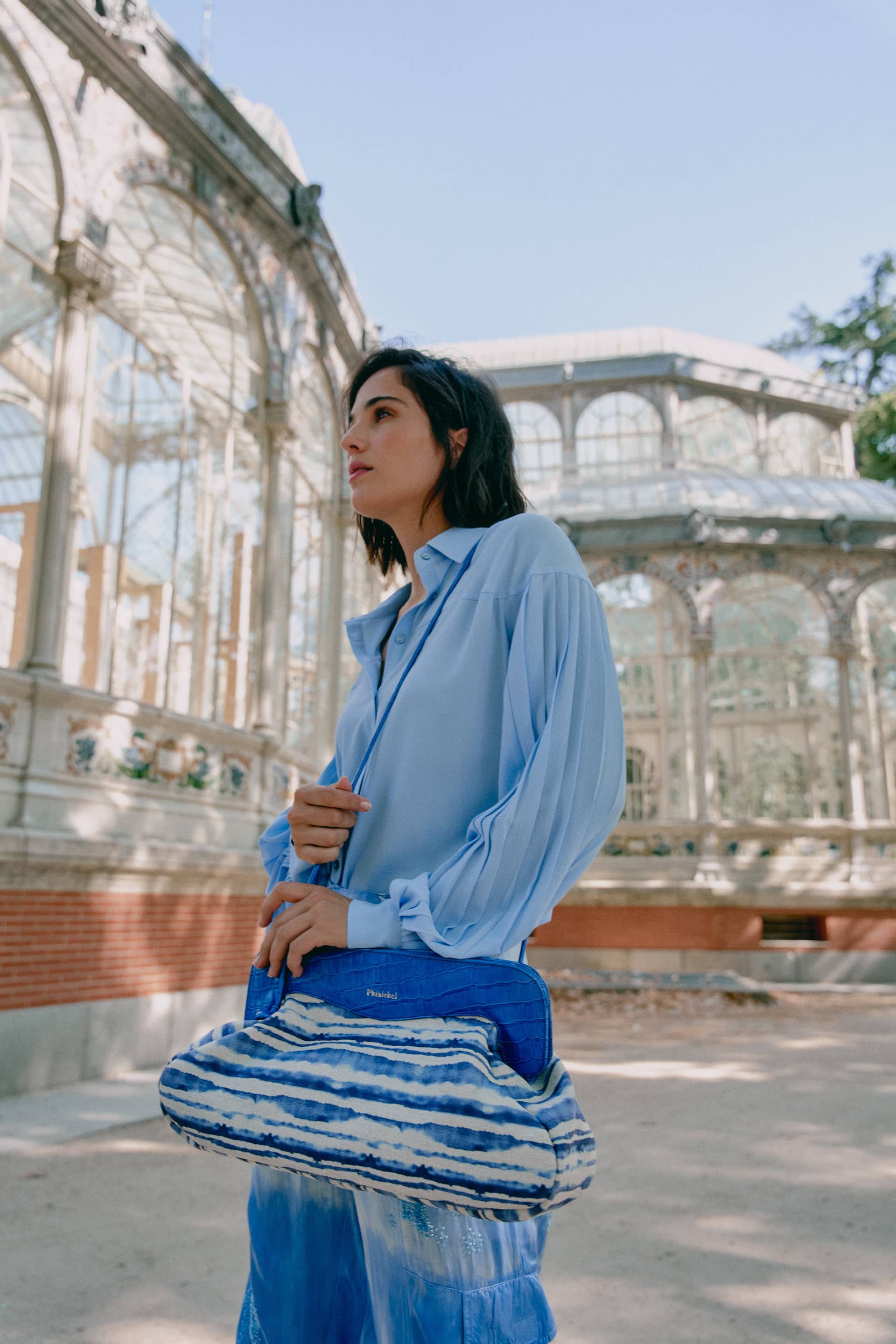 Constanza maxi tie dye blue made by Phialebel