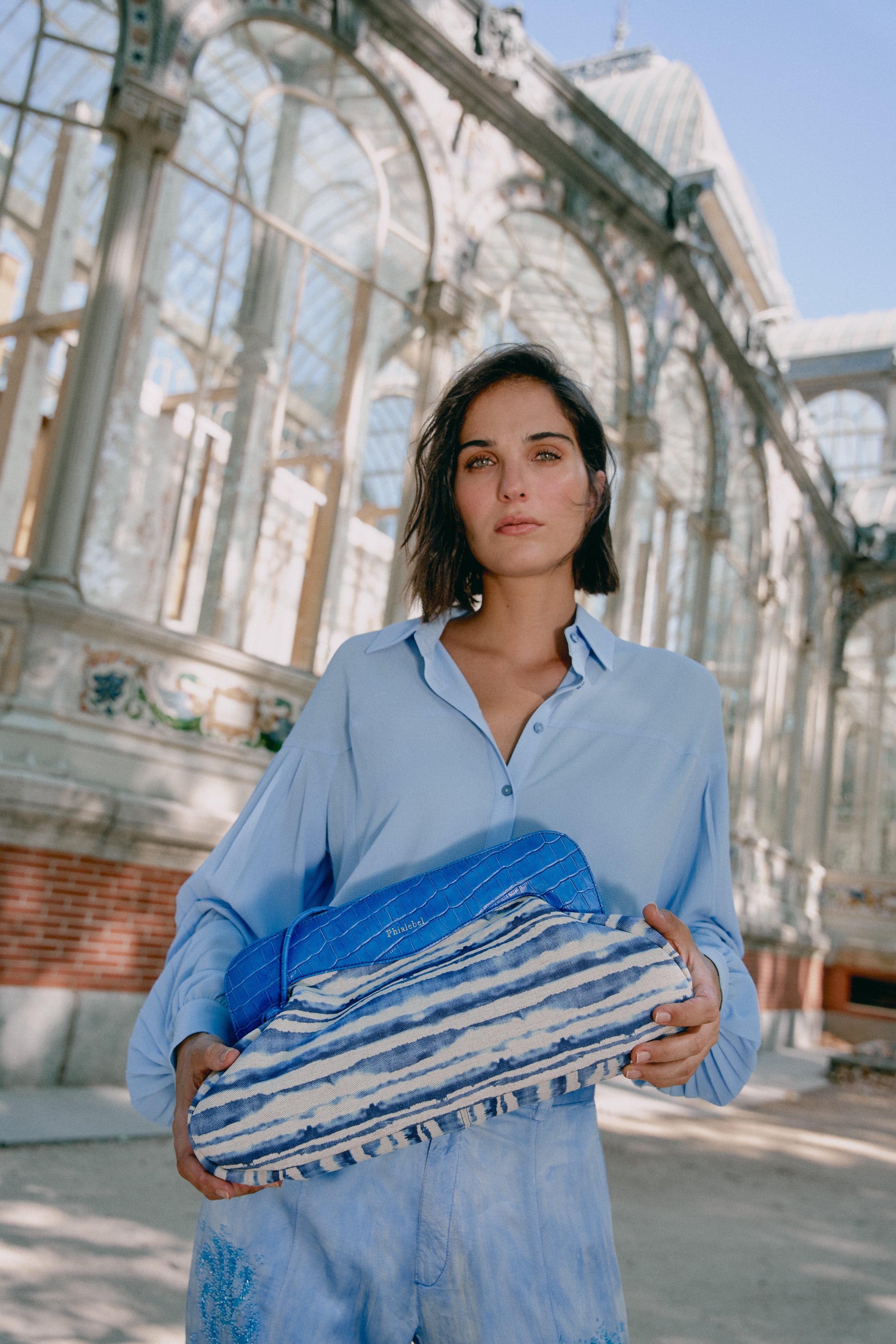 Constanza maxi tie dye blue made by Phialebel