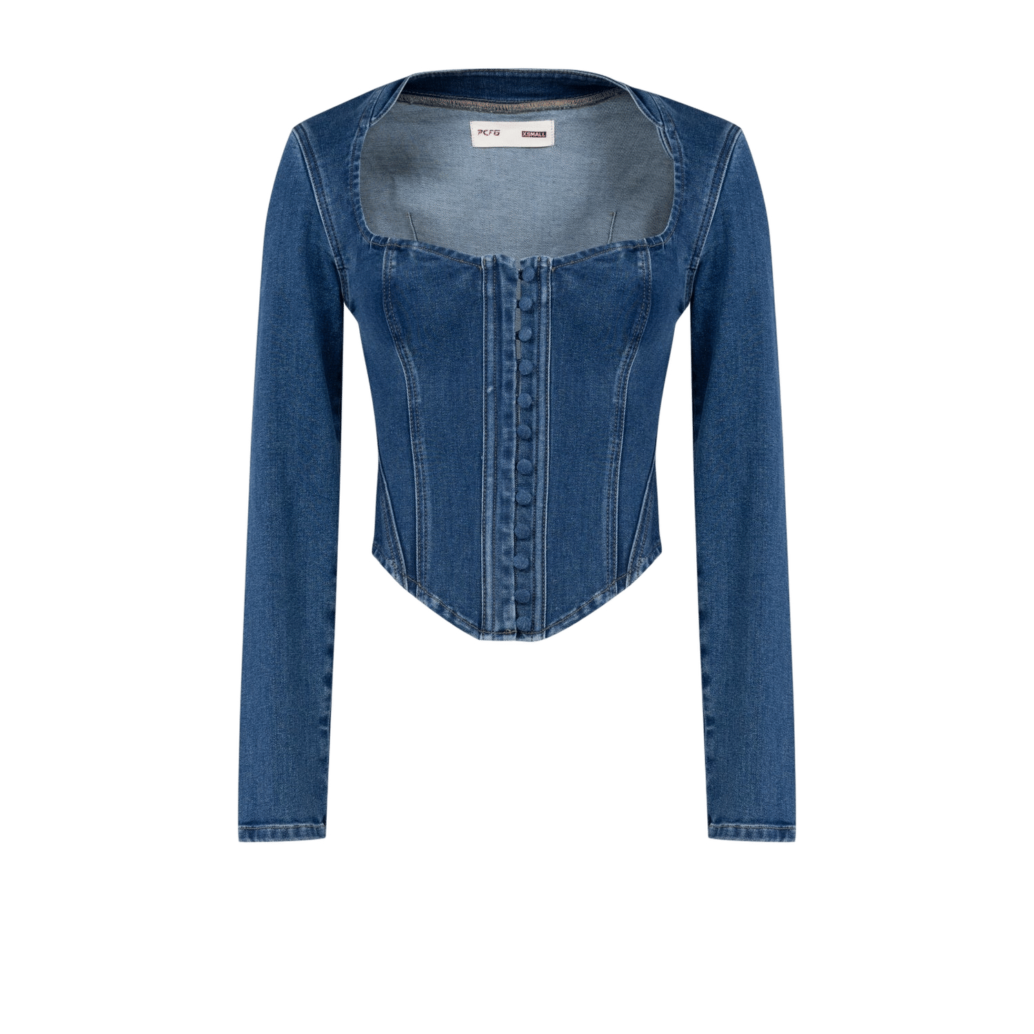 YOUR *ITCH CORSET DENIM CORSET TOP made by PCFG