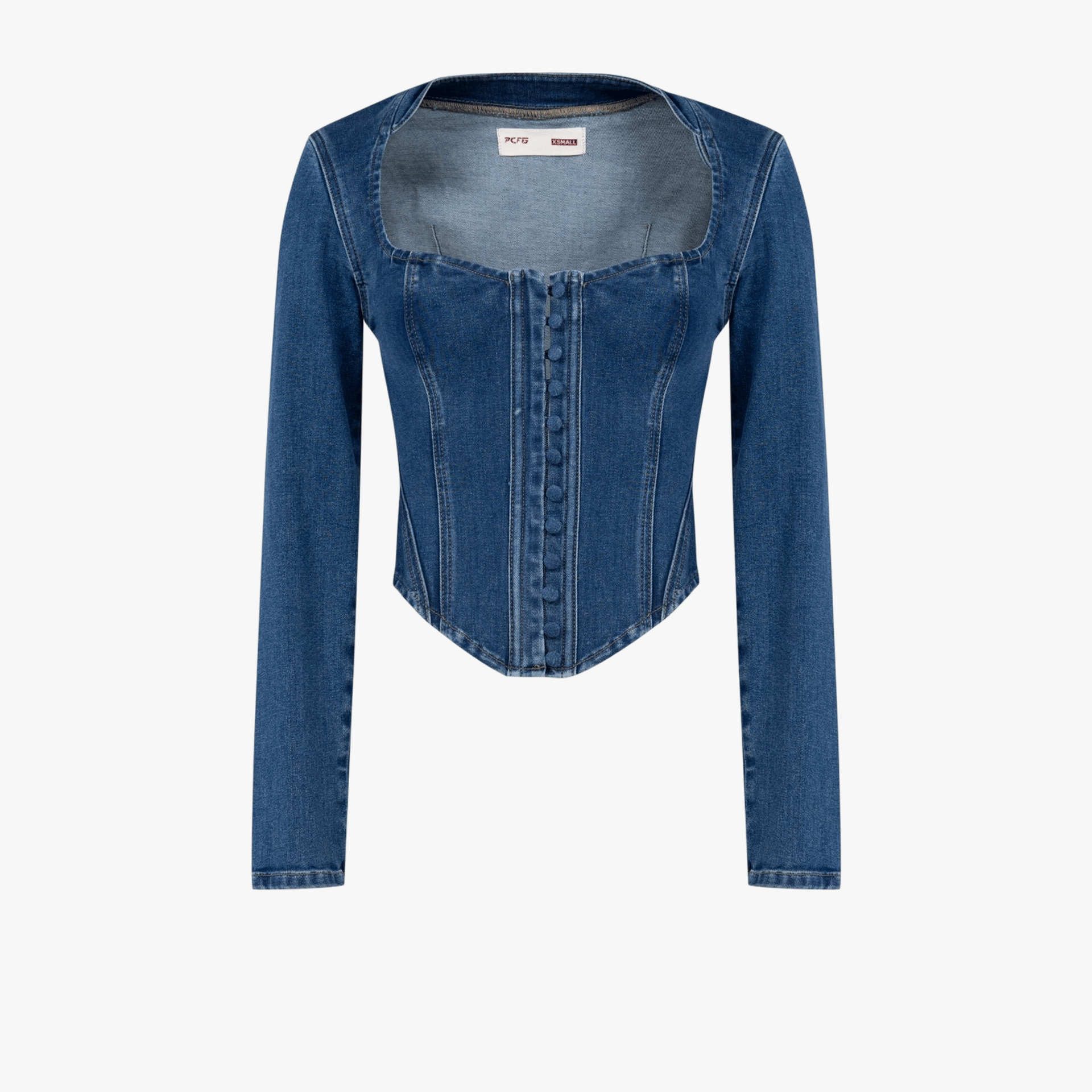 YOUR *ITCH CORSET DENIM CORSET TOP made by PCFG