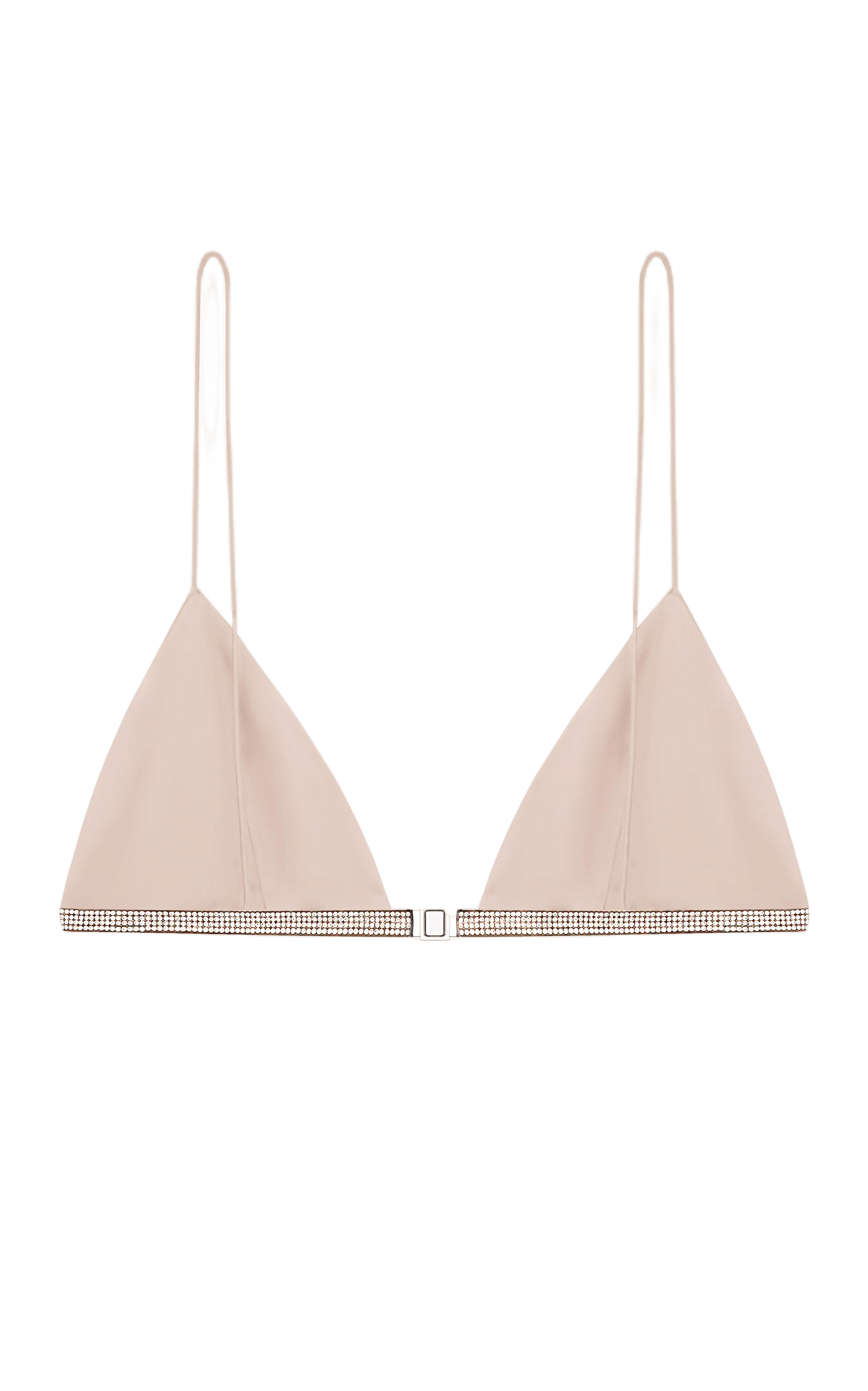 ROSIE SILK BRA in Pink made by NUÉ