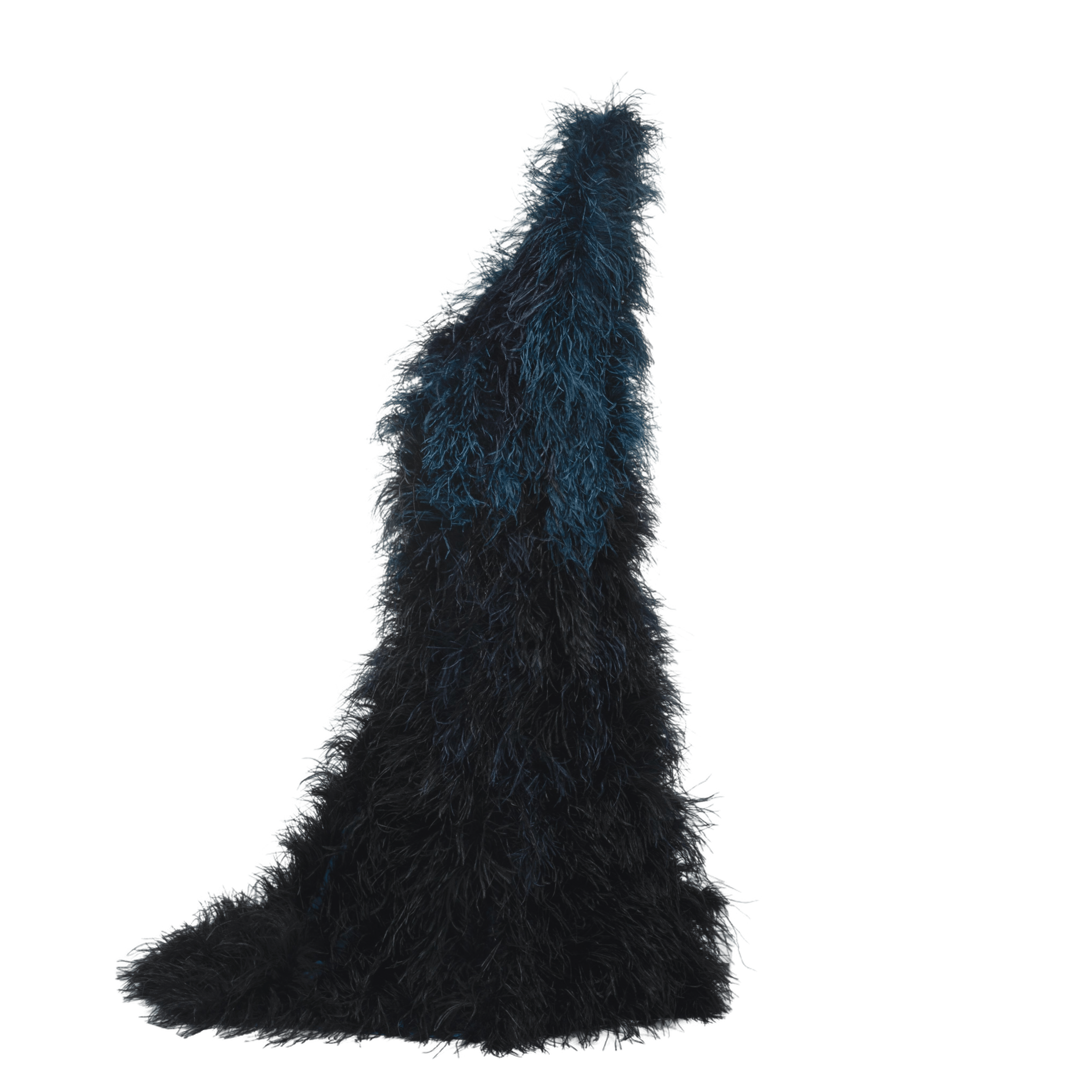 Maxi Dress With Feathers Angelina made by Gasanova