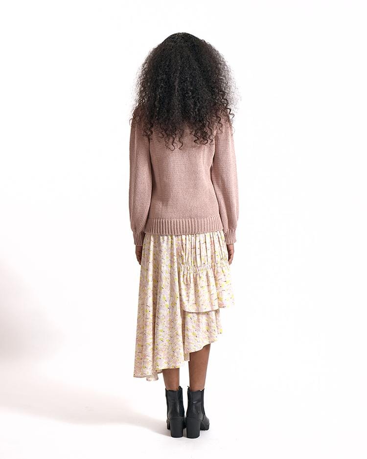 LIOBA sweater in Purple made by AYNI