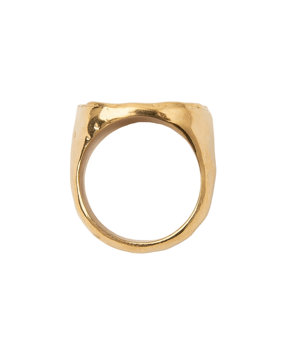 AREIA ROUND SIGNET RING made by Carolina De Barros
