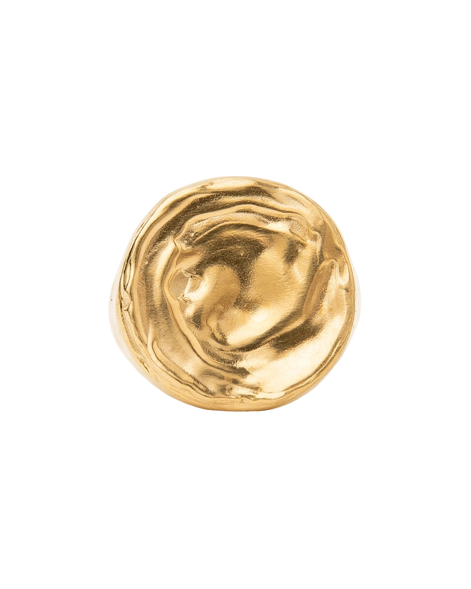 AREIA ROUND SIGNET RING made by Carolina De Barros