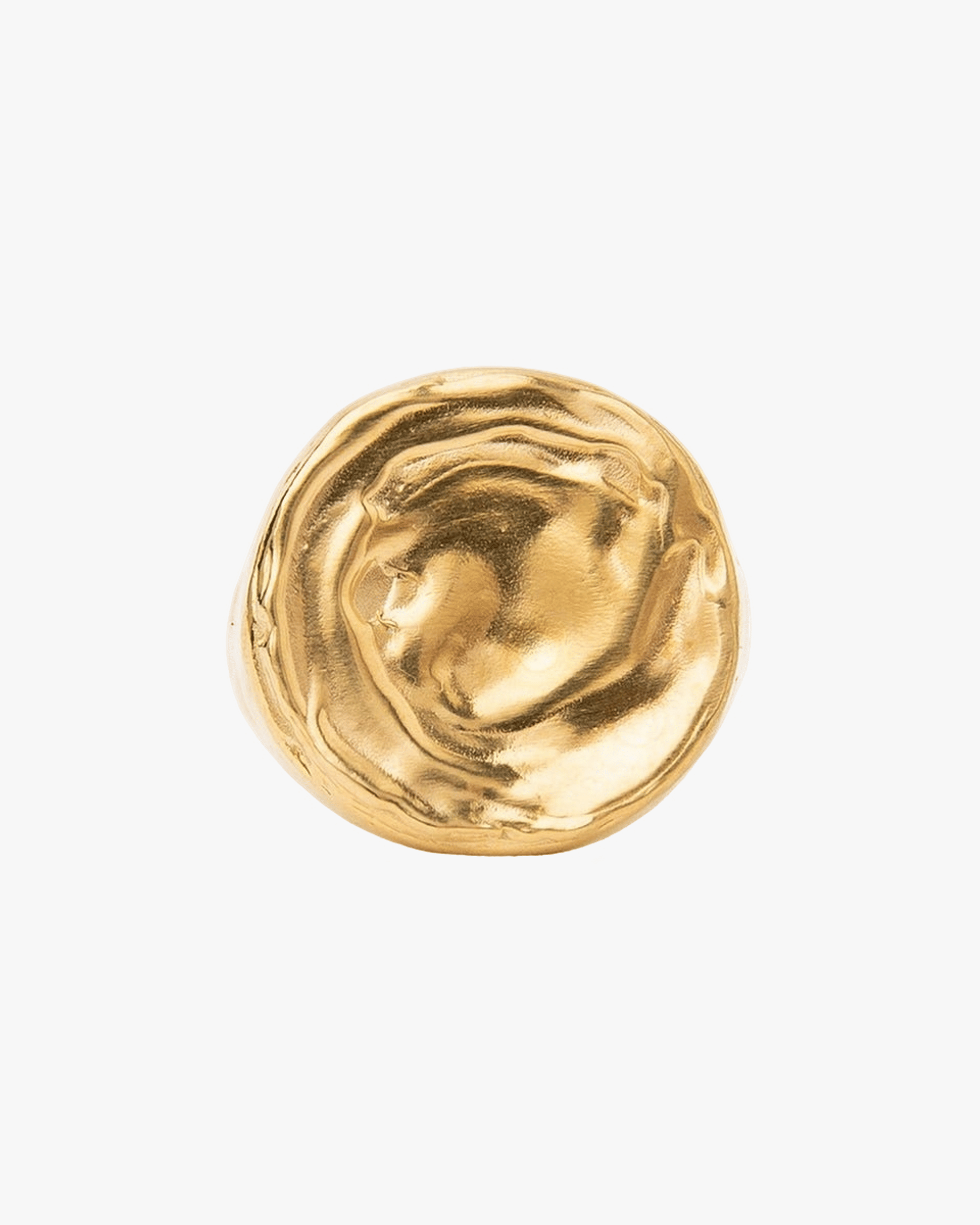 AREIA ROUND SIGNET RING made by Carolina De Barros