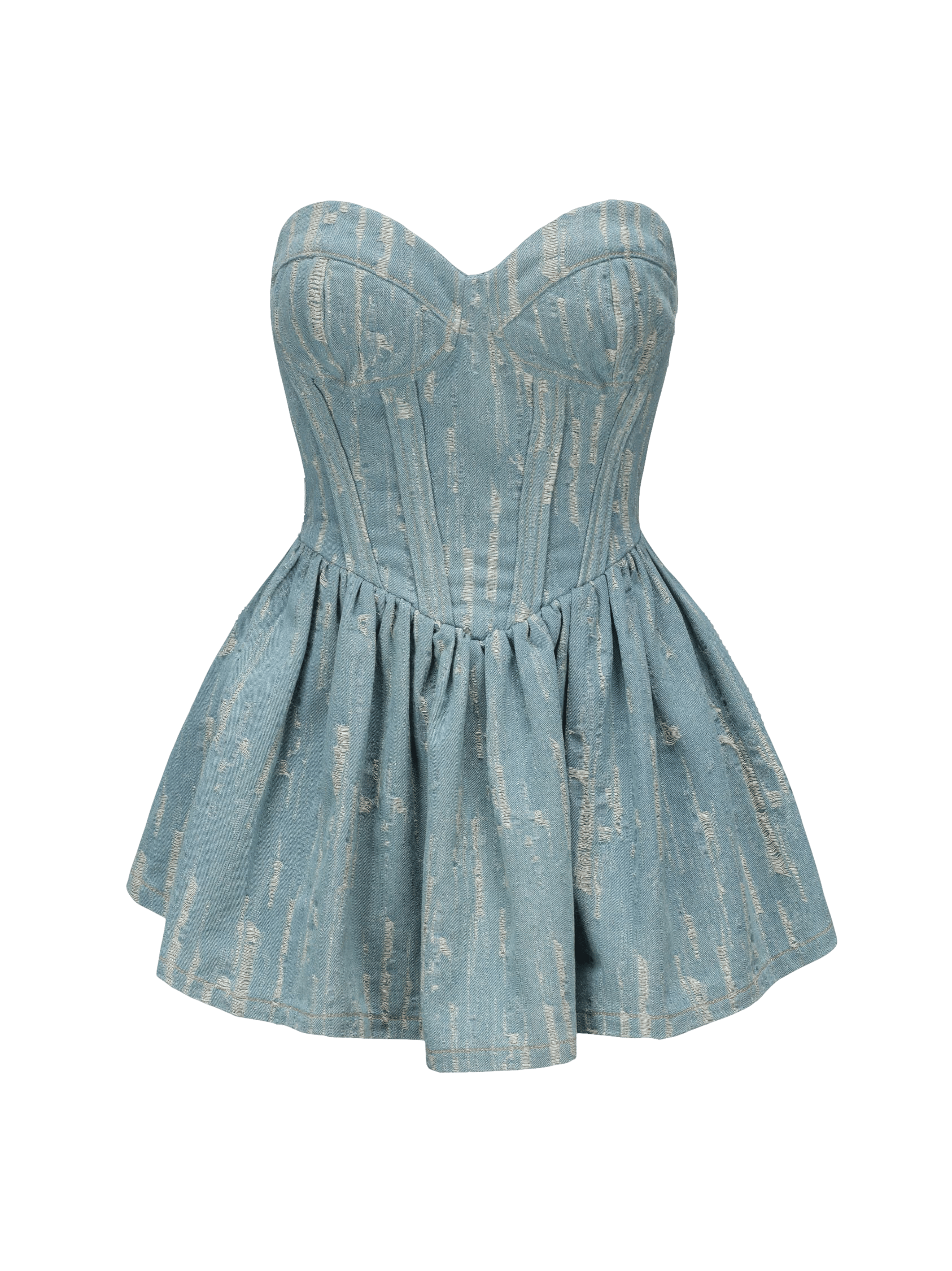 Airina Dress (Denim) in Blue made by Nana Jacqueline