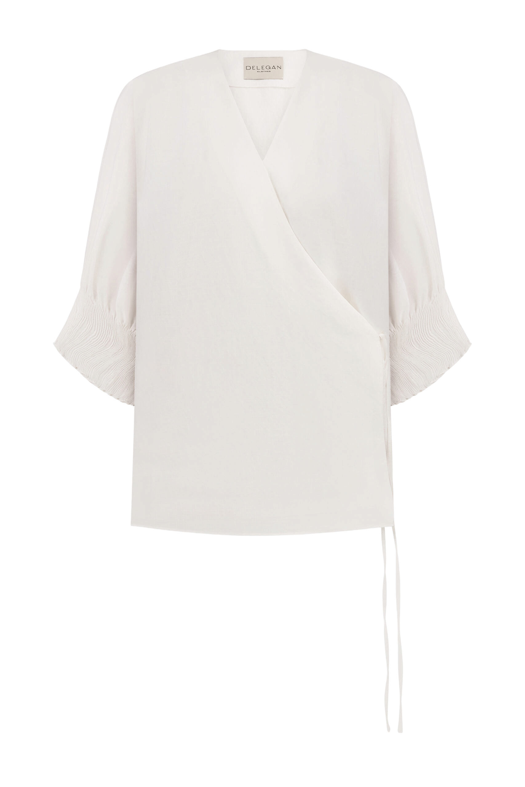 BLOUSE WITH TIGHT SLEEVES made by DELEGAN Clothes