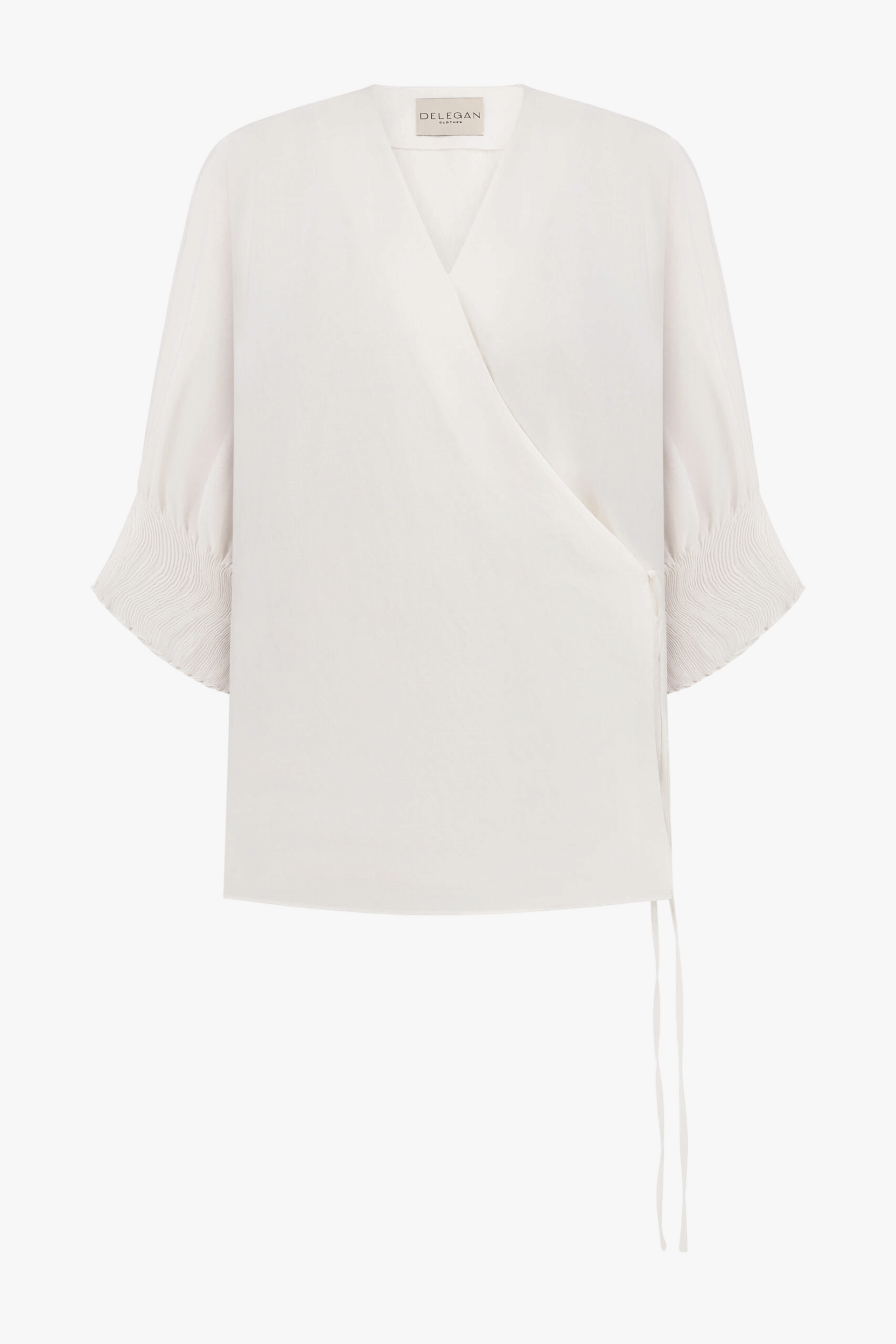 BLOUSE WITH TIGHT SLEEVES made by DELEGAN Clothes