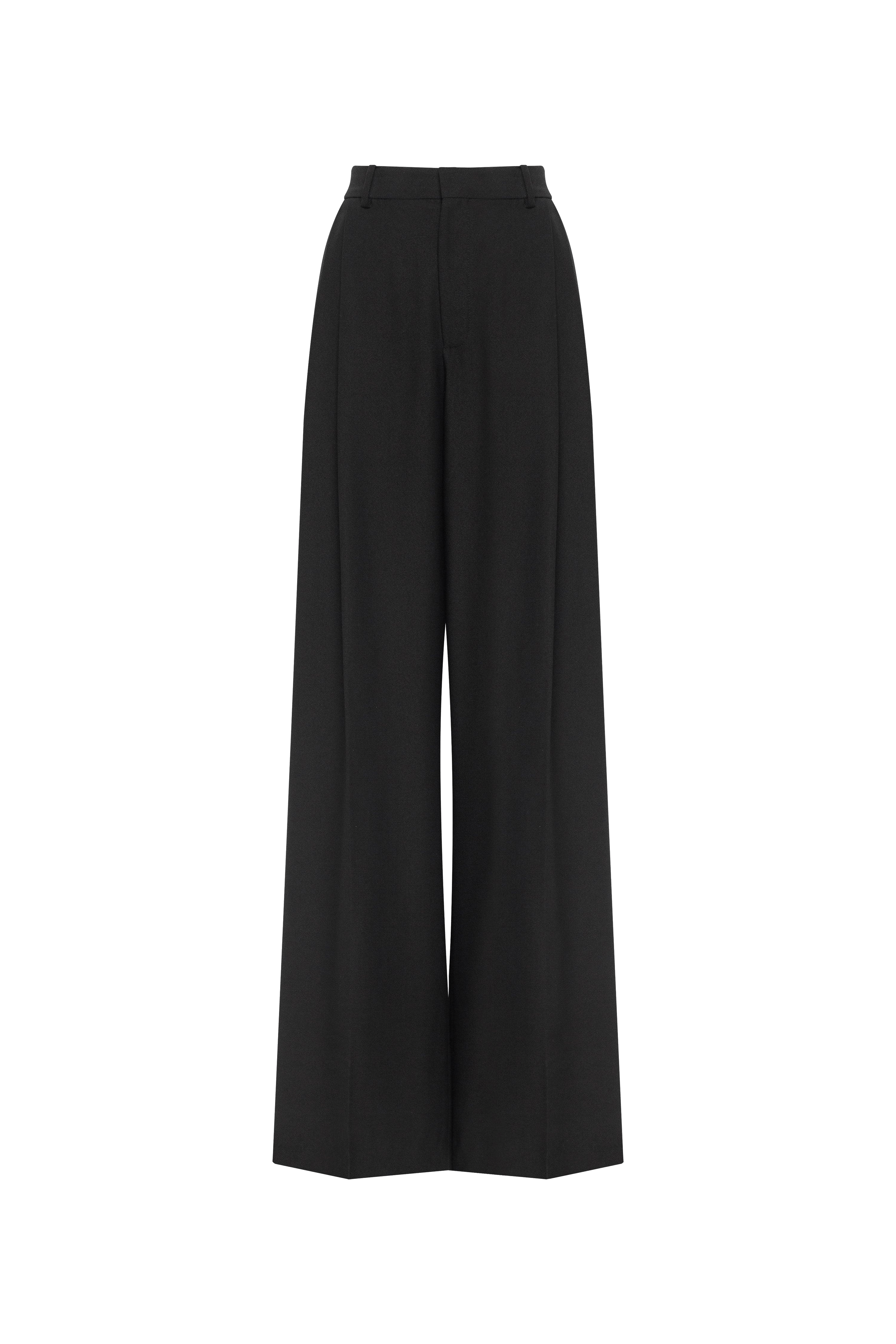 High-rise black suit pants, Xo Xo made by Milla