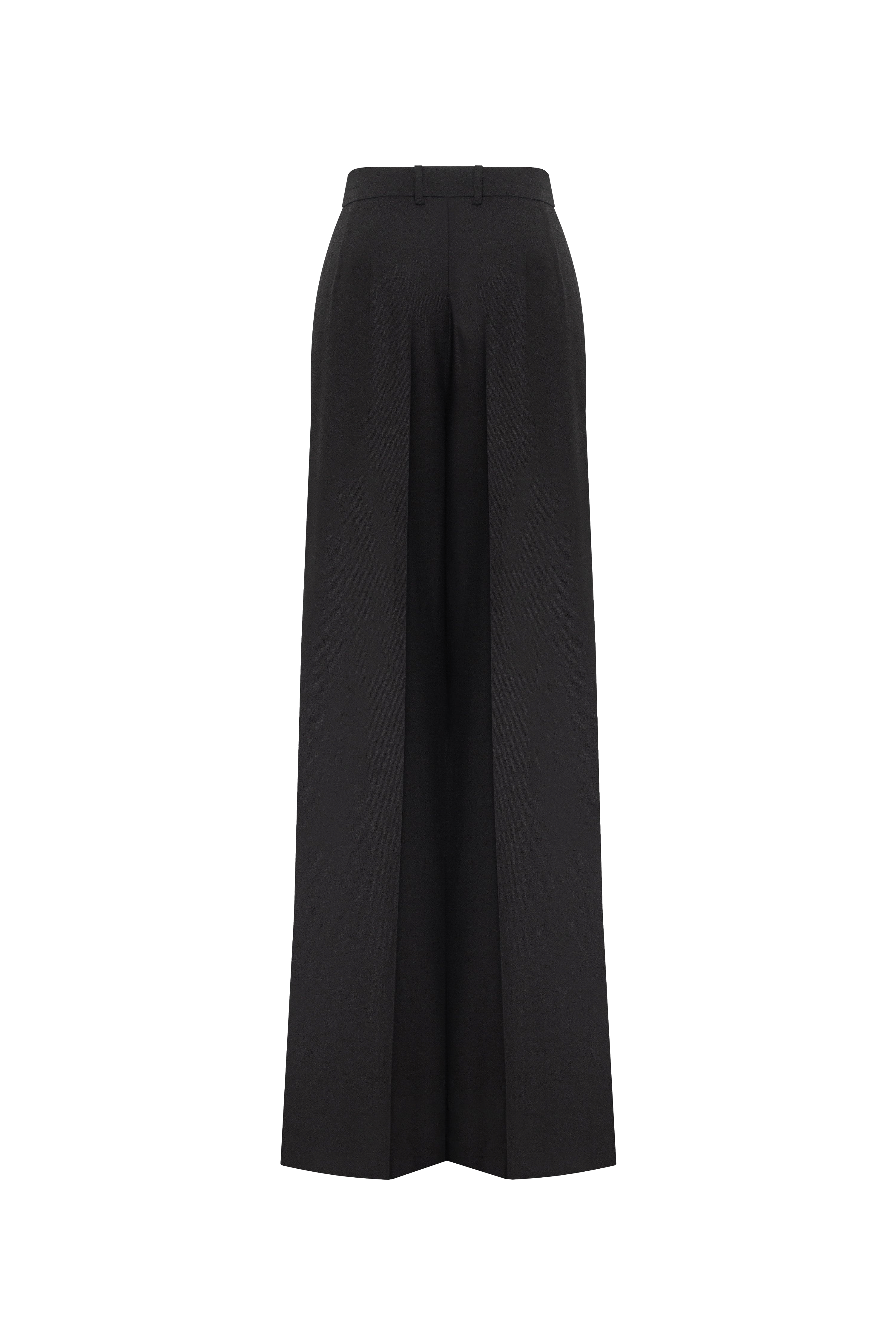 High-rise black suit pants, Xo Xo made by Milla