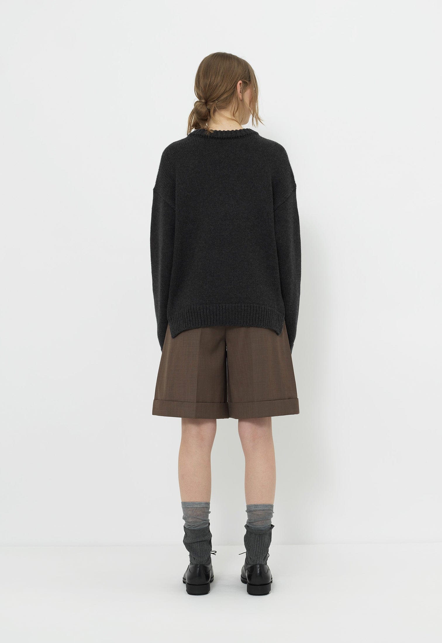 WOOL-CASHMERE KNIT SWEATER made by YIBRI