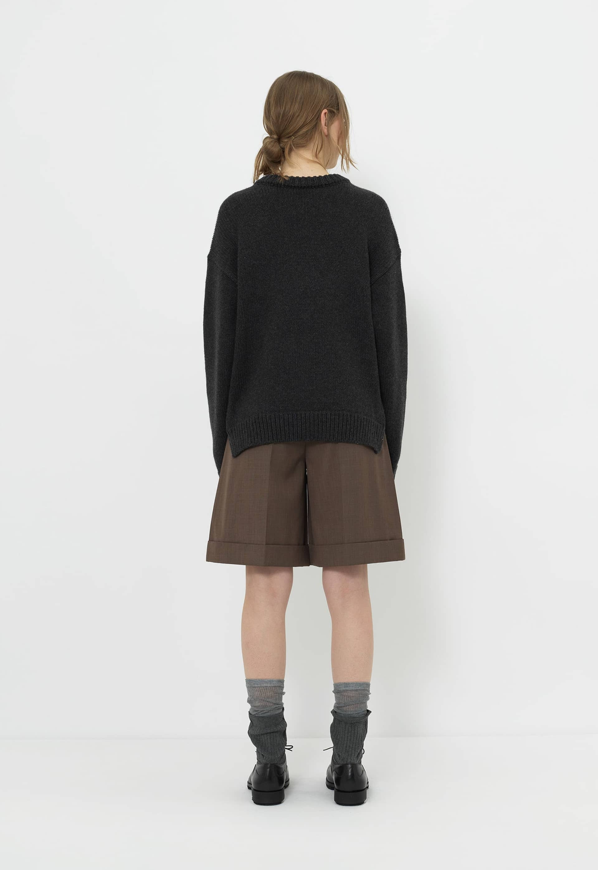 WOOL-CASHMERE KNIT SWEATER made by YIBRI