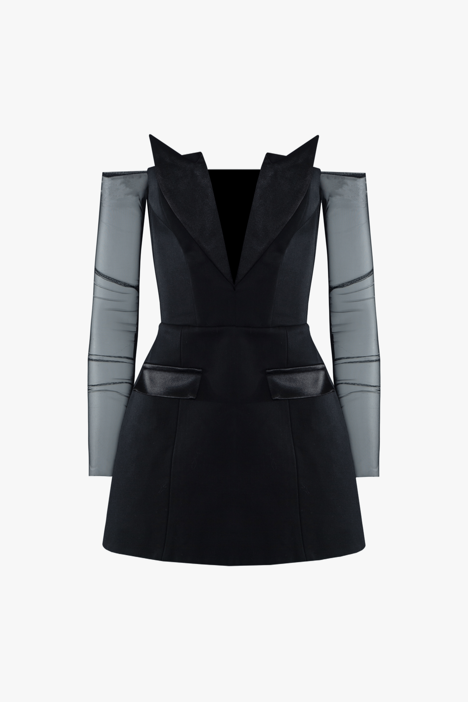 TUXEDO DRESS made by Vestiaire d'un Oiseau Libre