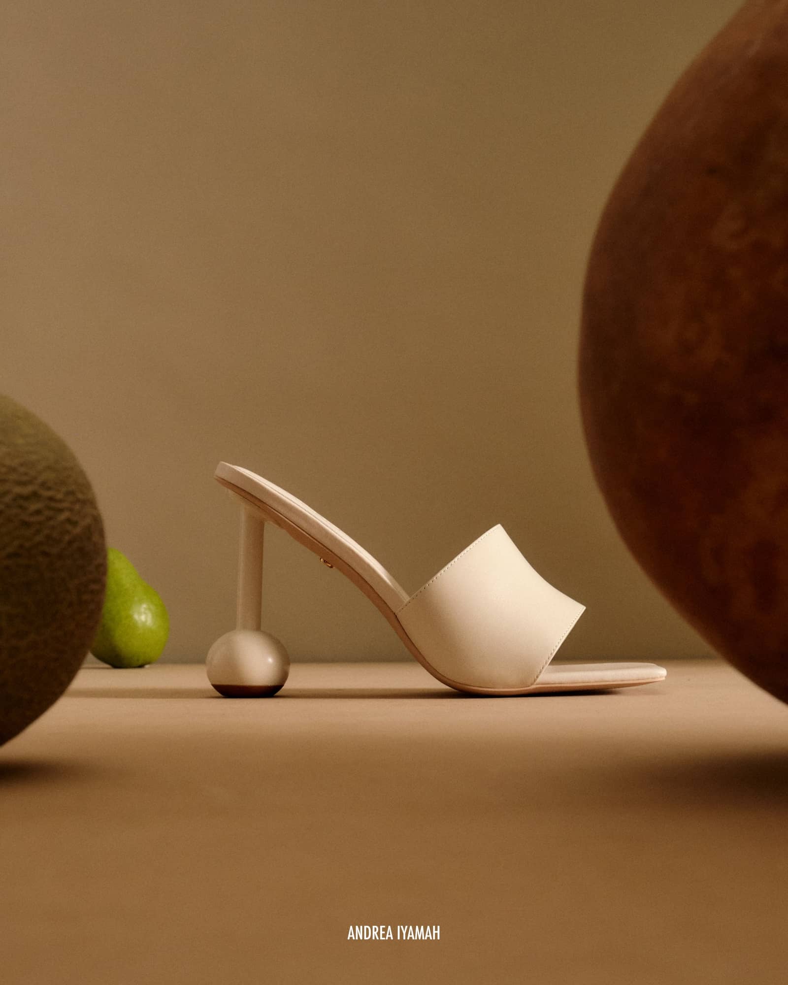 YURI SANDALS - CREAM made by Andrea Iyamah