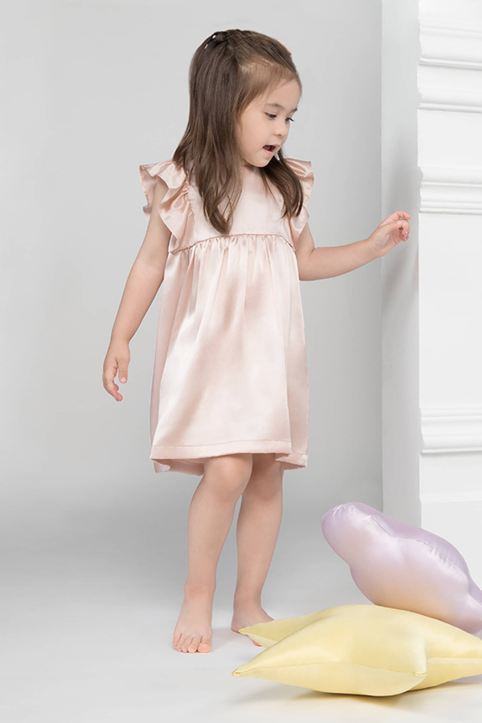 Farbella Kid's Silk Nightgown made by MANITO