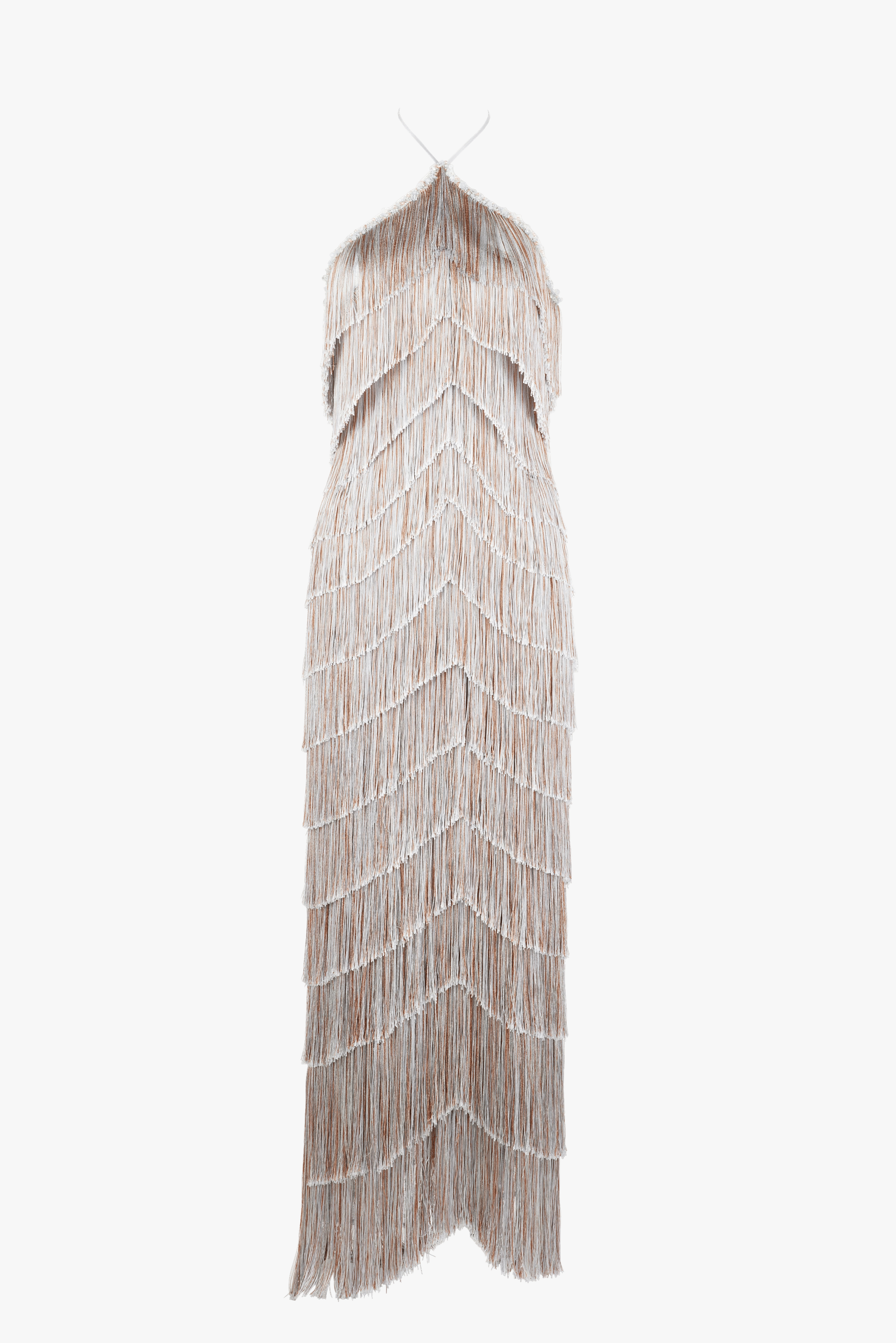 Estrella Fringer Halter Dress made by Francesca Miranda