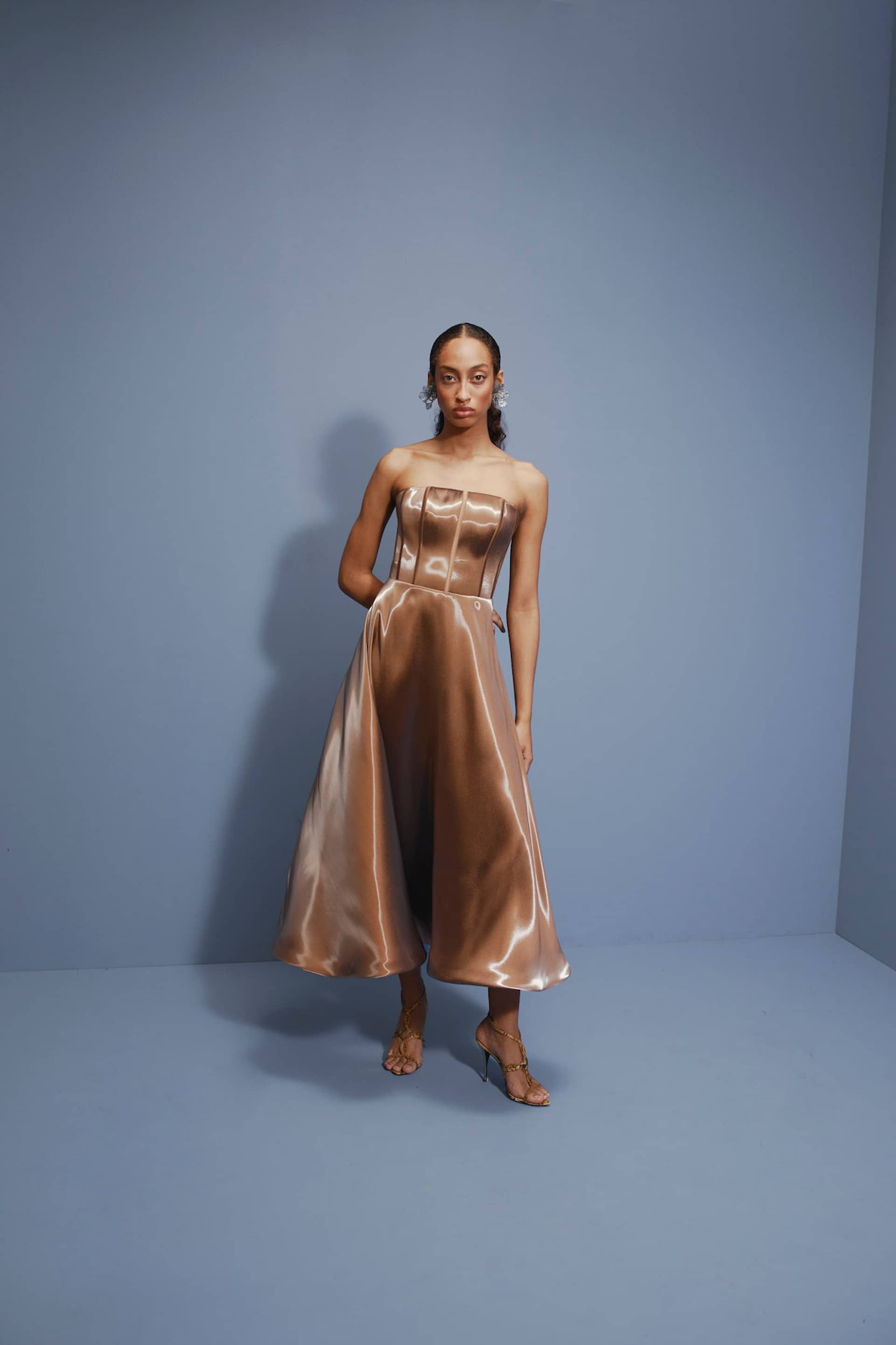 Termo Liquid Midi Dress made by Francesca Miranda