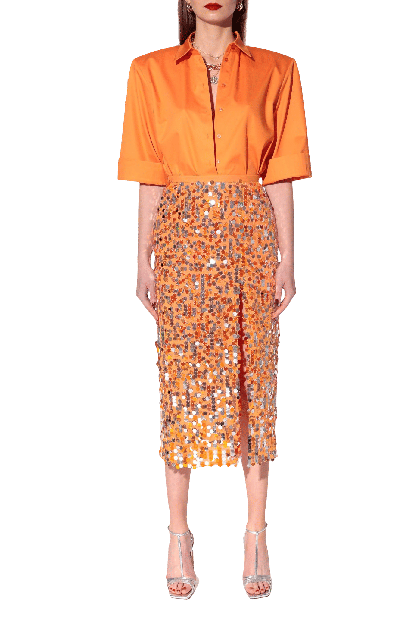 Skirt Layla Nectarine made by HALEWSKI