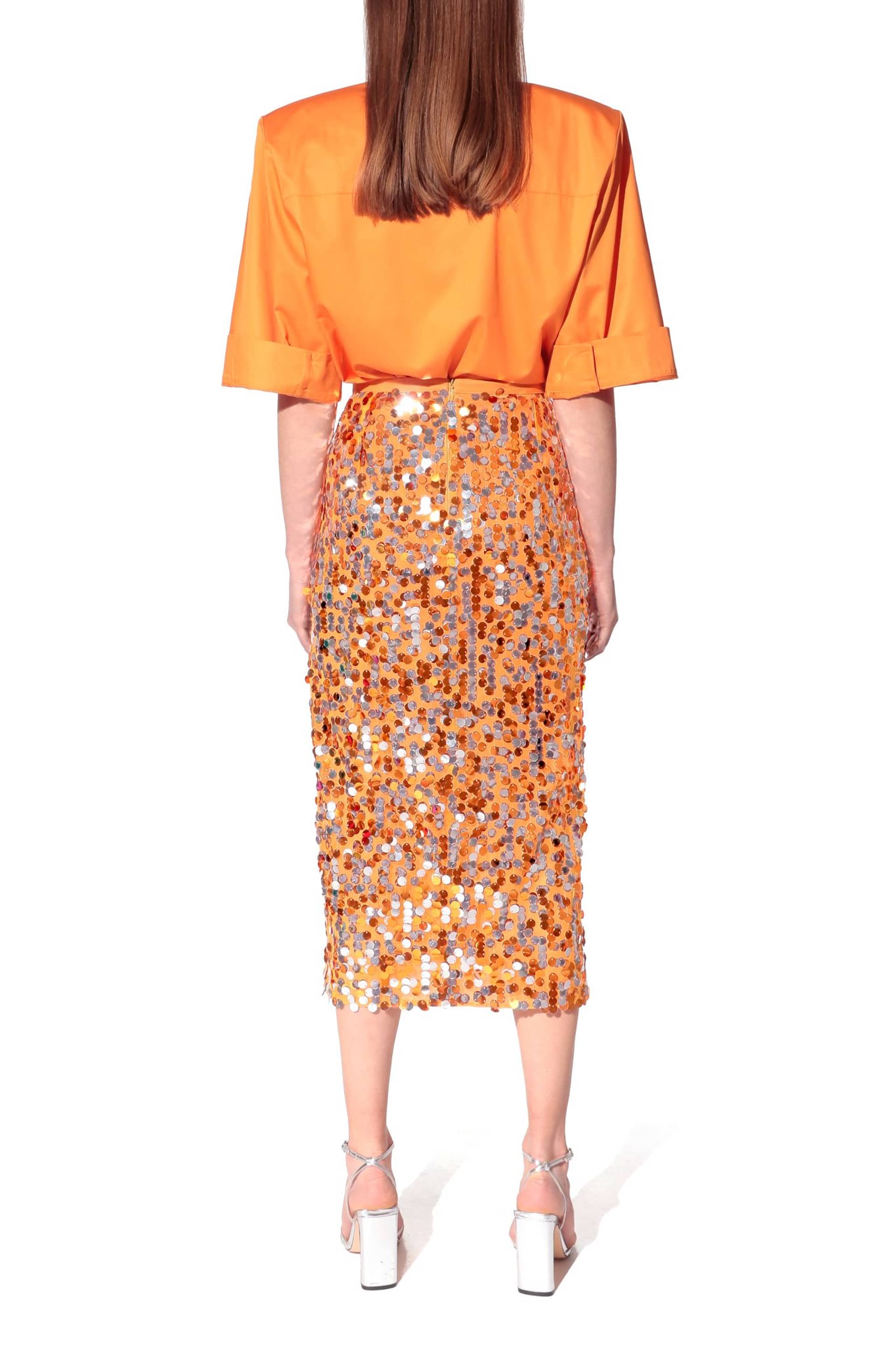 Skirt Layla Nectarine made by HALEWSKI