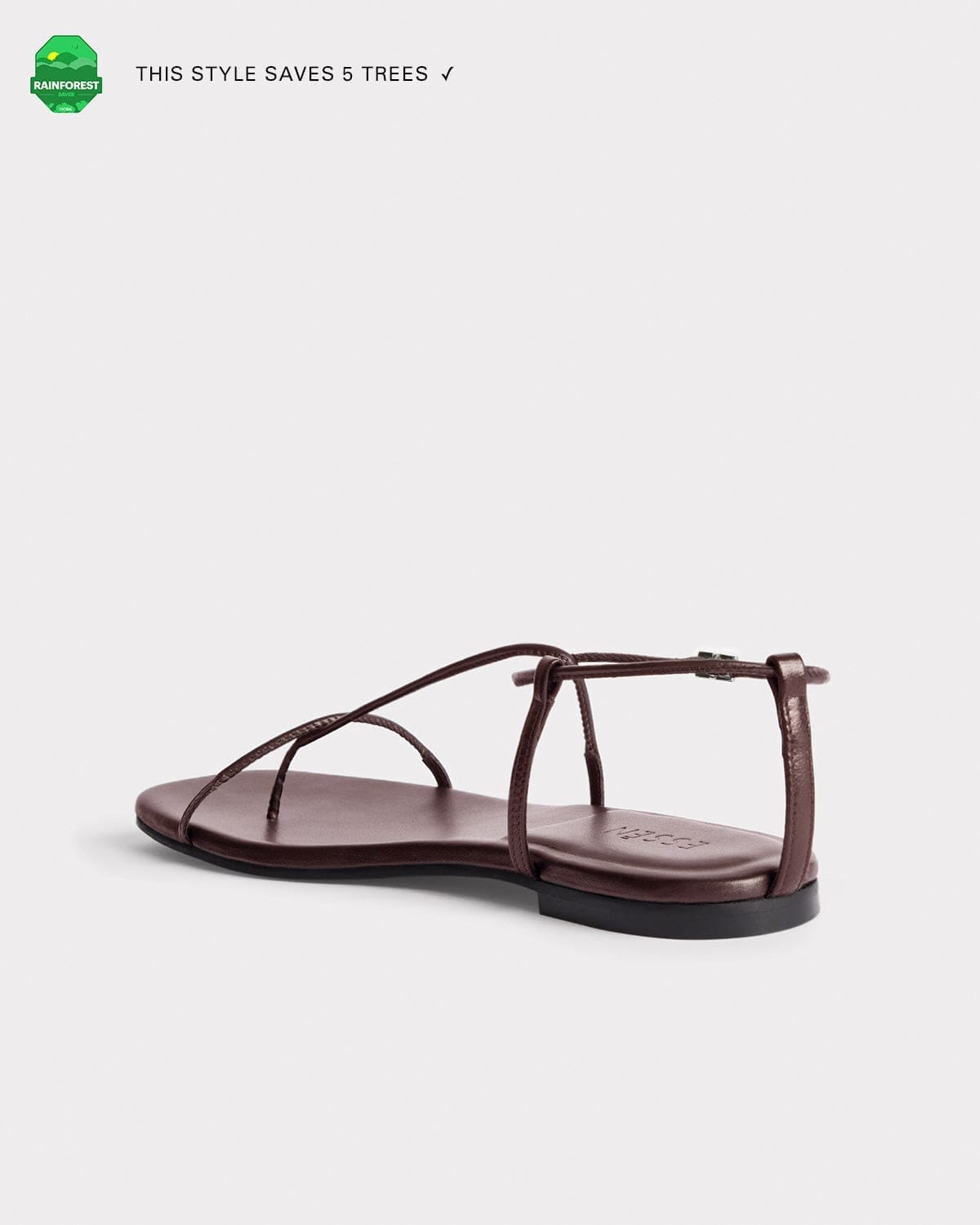 The Evening Sandal - Chocolate made by ESSEN