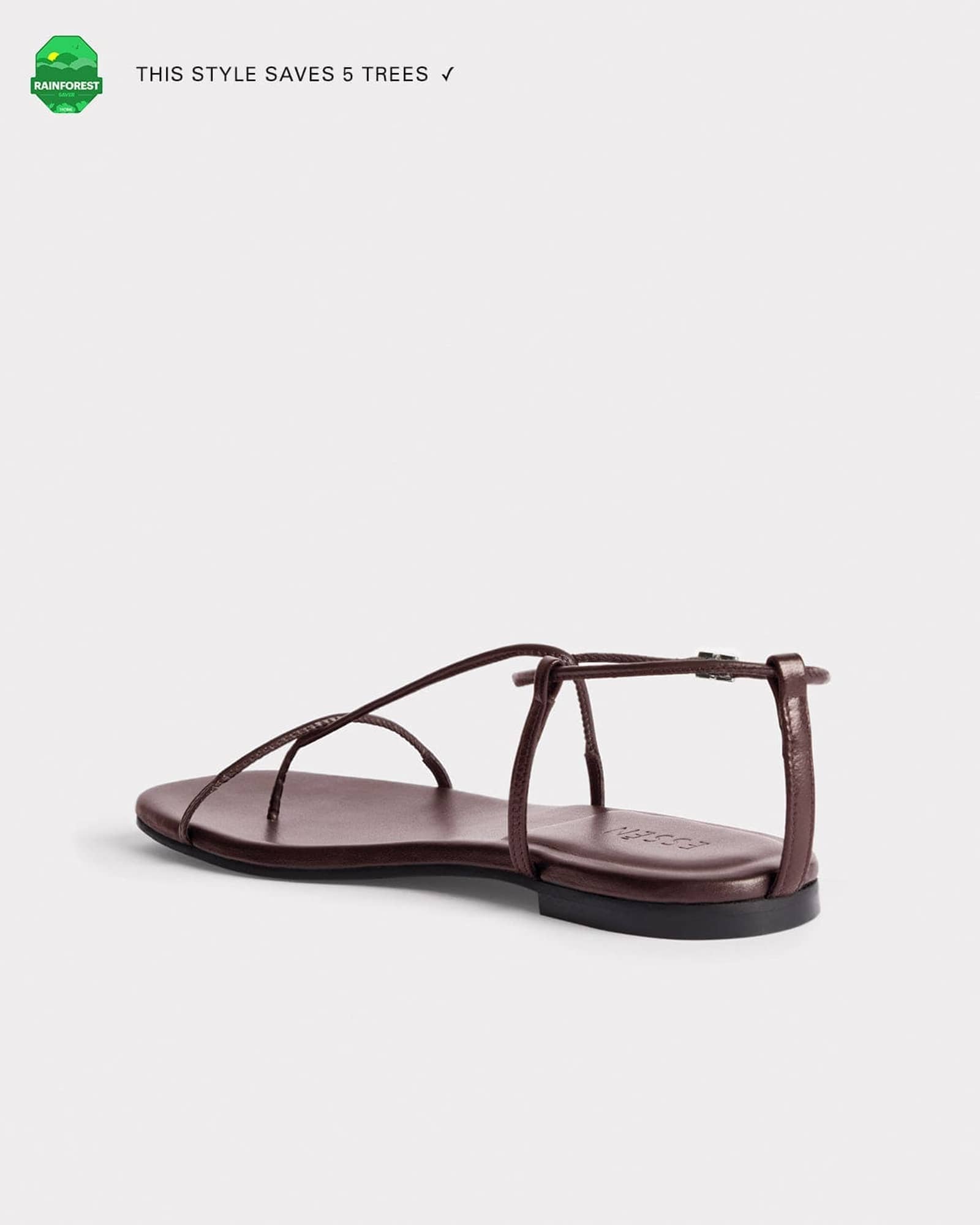 The Evening Sandal - Chocolate made by ESSEN