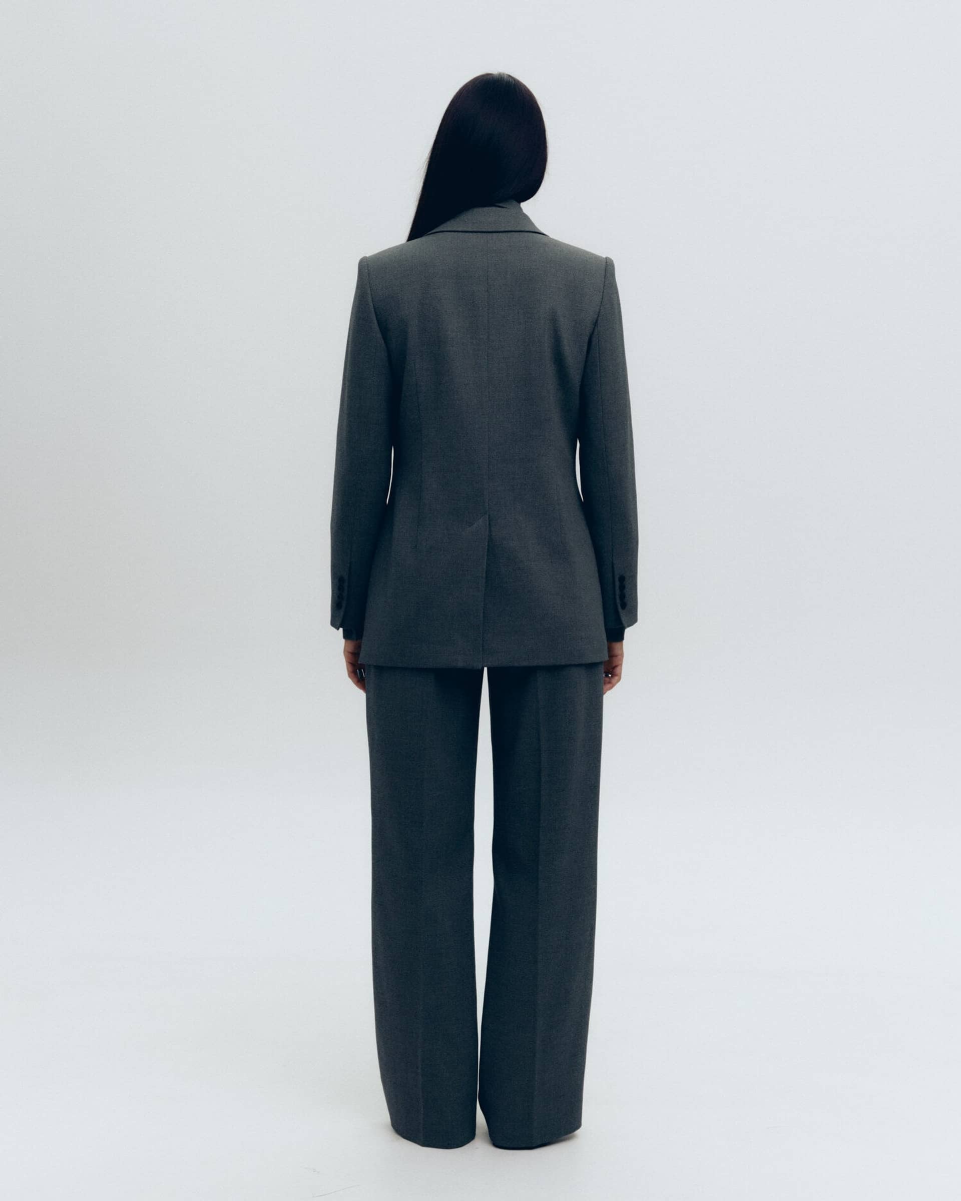 Grey pants made by KNITEL