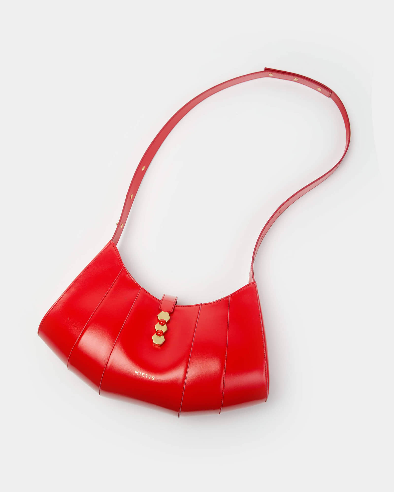 Tate Hobo Red in Red made by Mietis