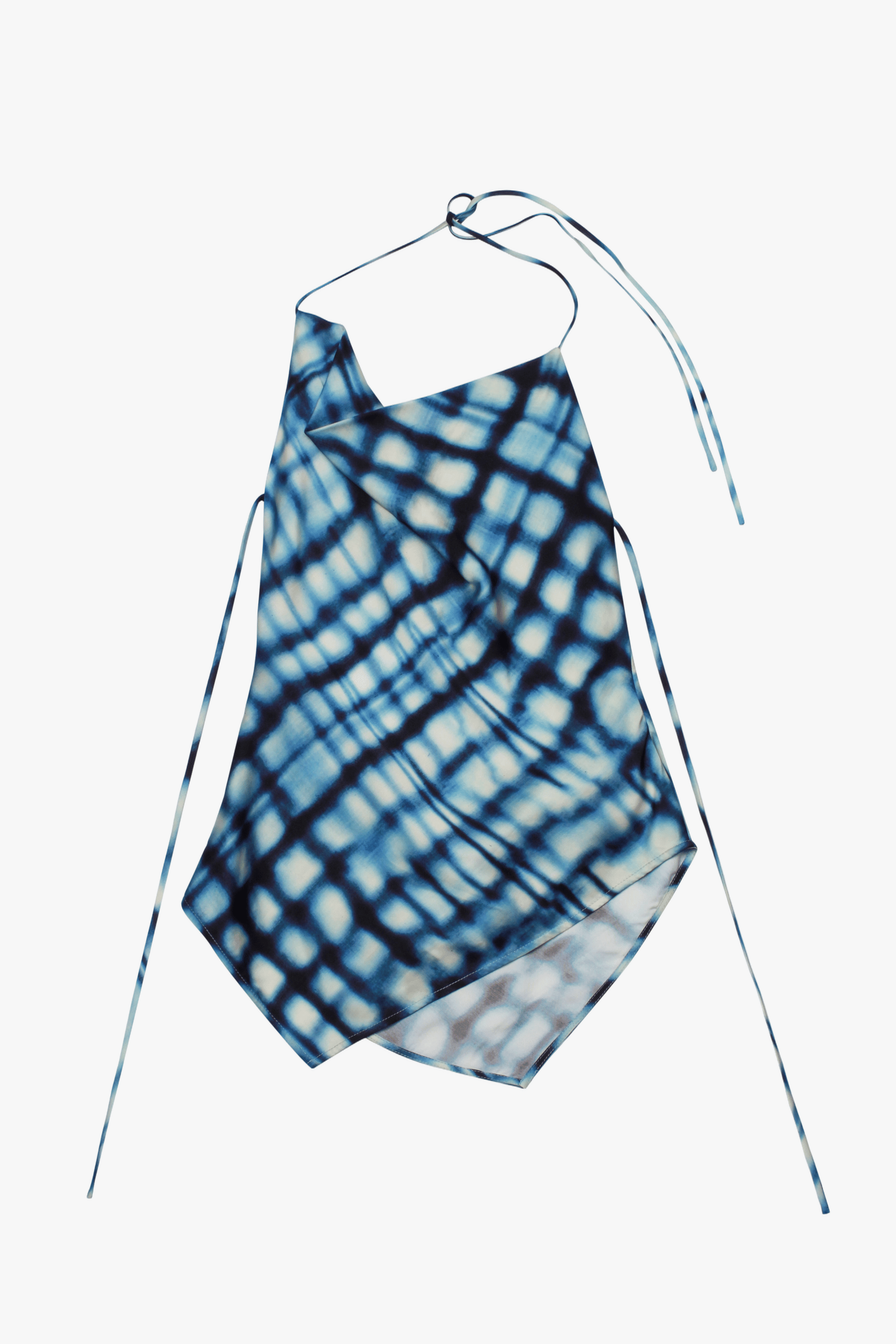 BIAS CUT PRINTED TOP made by YIBRI