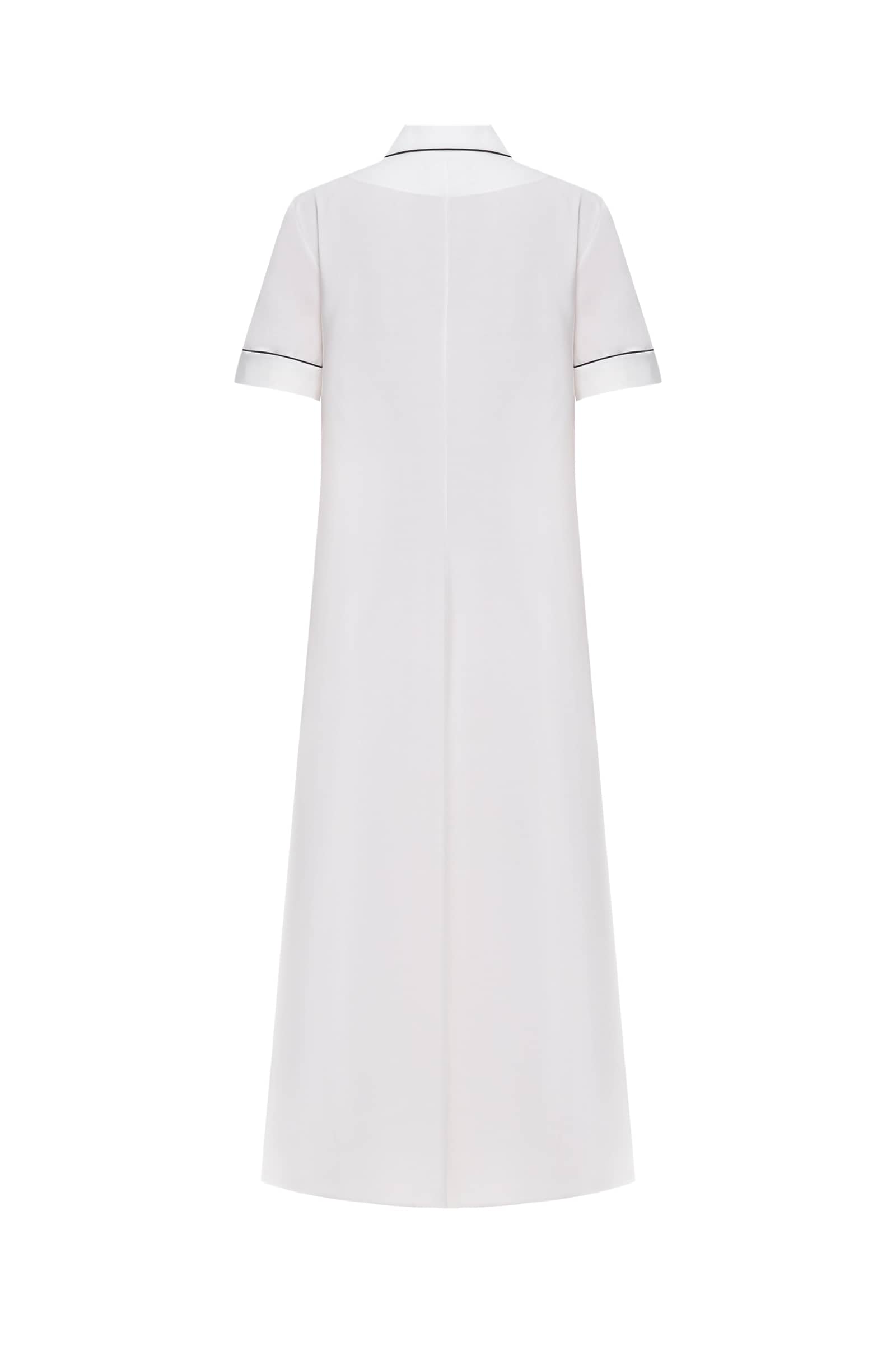 Dress with piping made by A.M.G