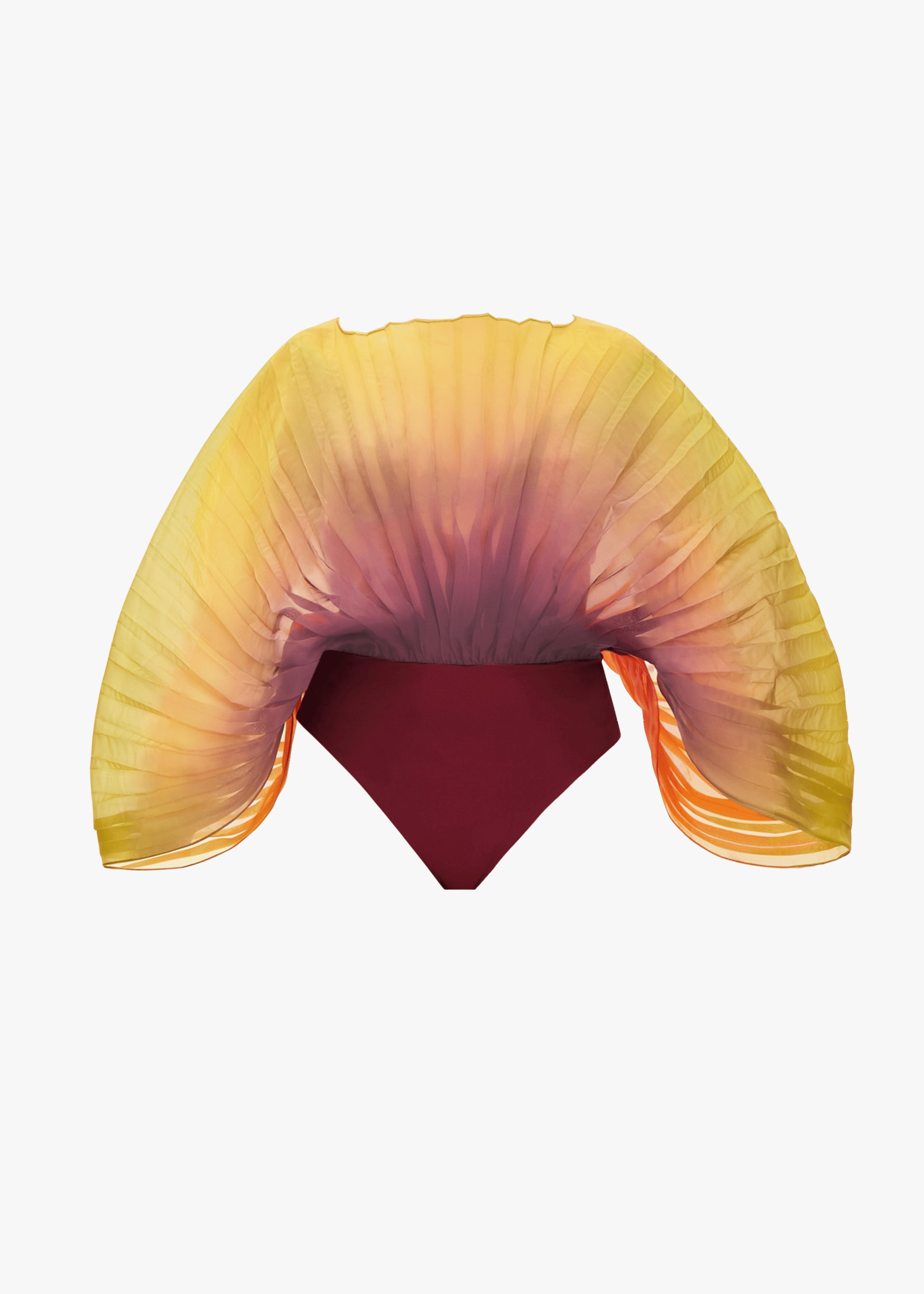 SOMBRA BODYSUIT - ADWA PURPLE made by Andrea Iyamah