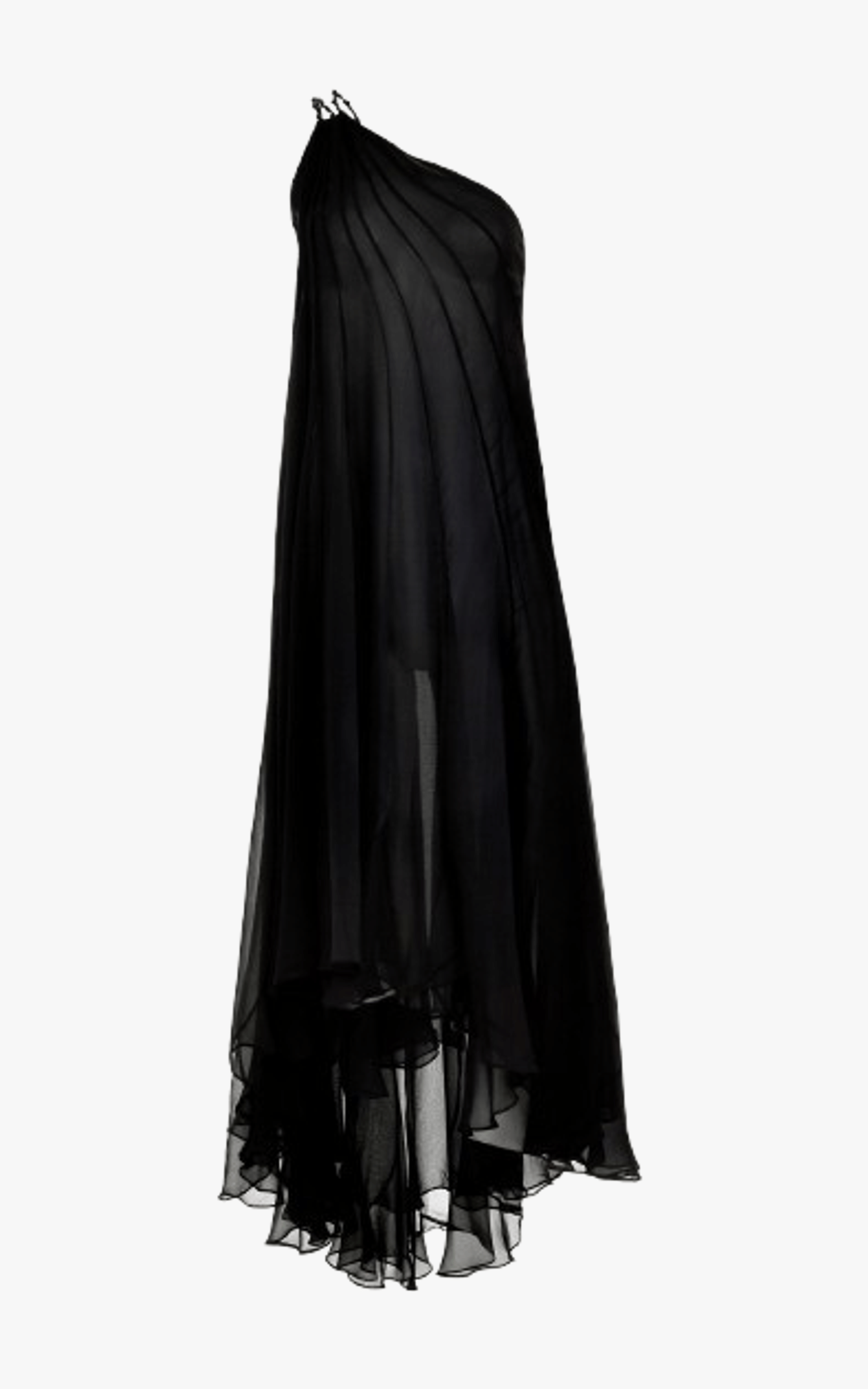 Jota One-Shoulder Dress - Black made by Francesca Miranda