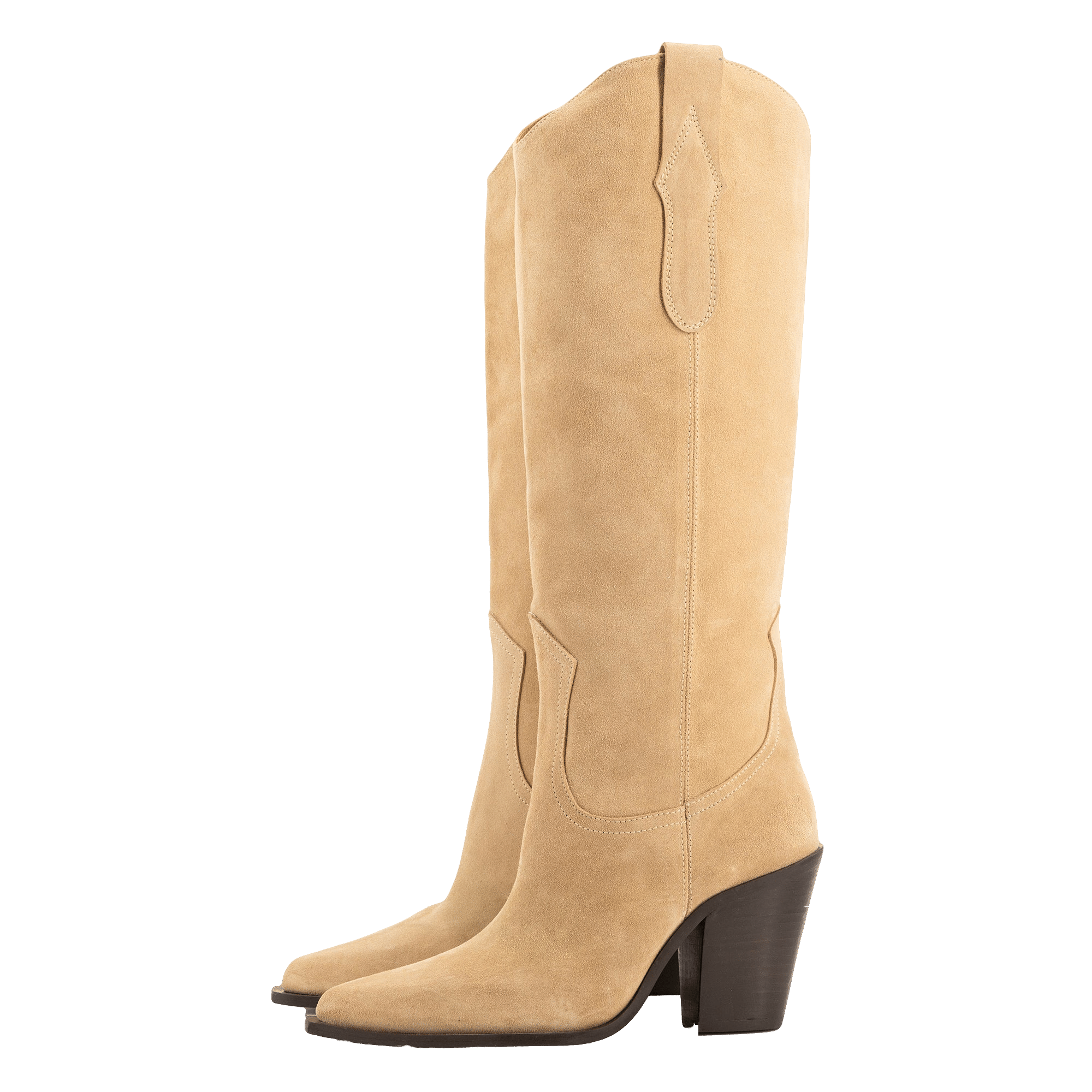 ANA SAND SUEDE BOOTS made by Toral