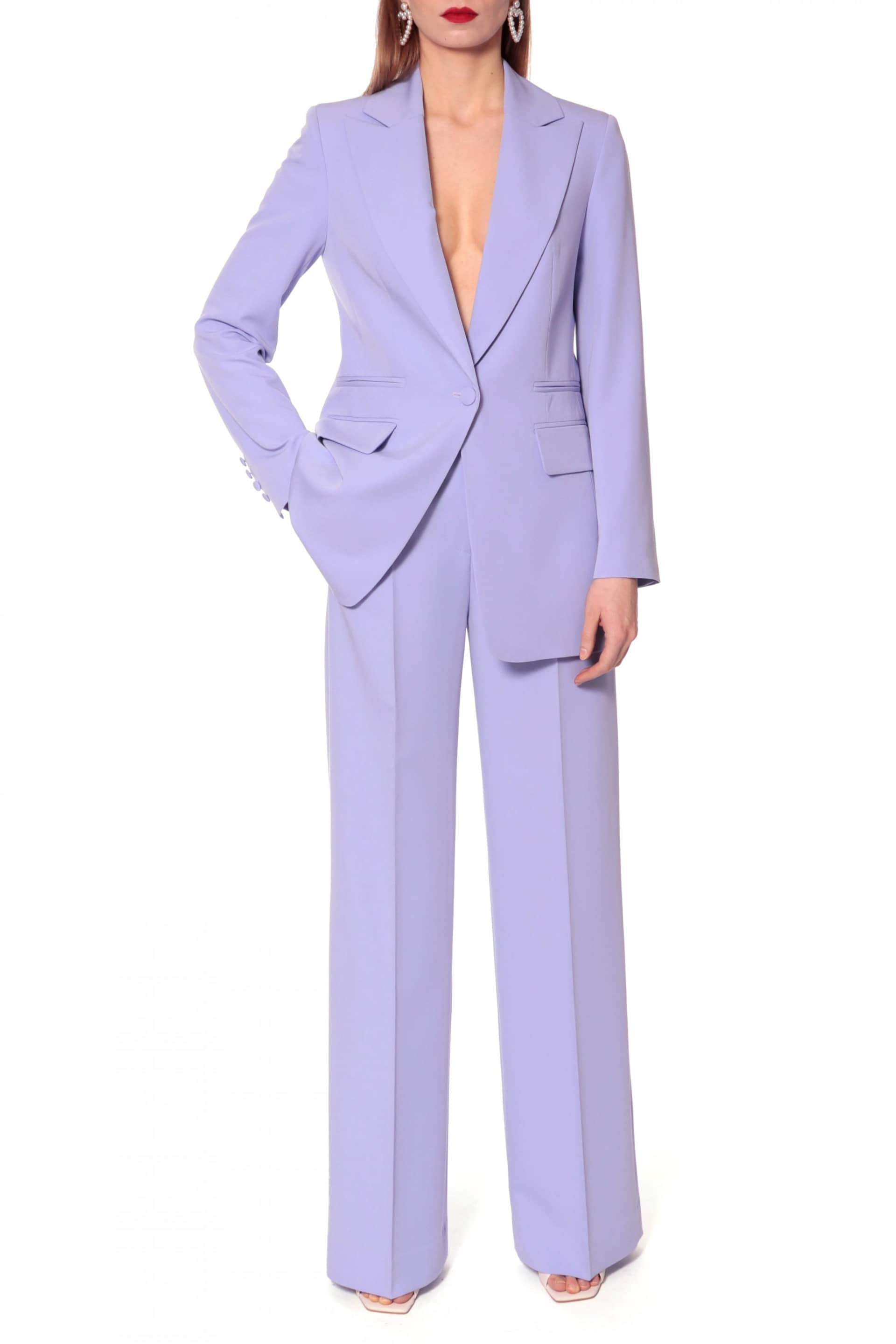 Blazer Laura Lavender in Purple made by HALEWSKI