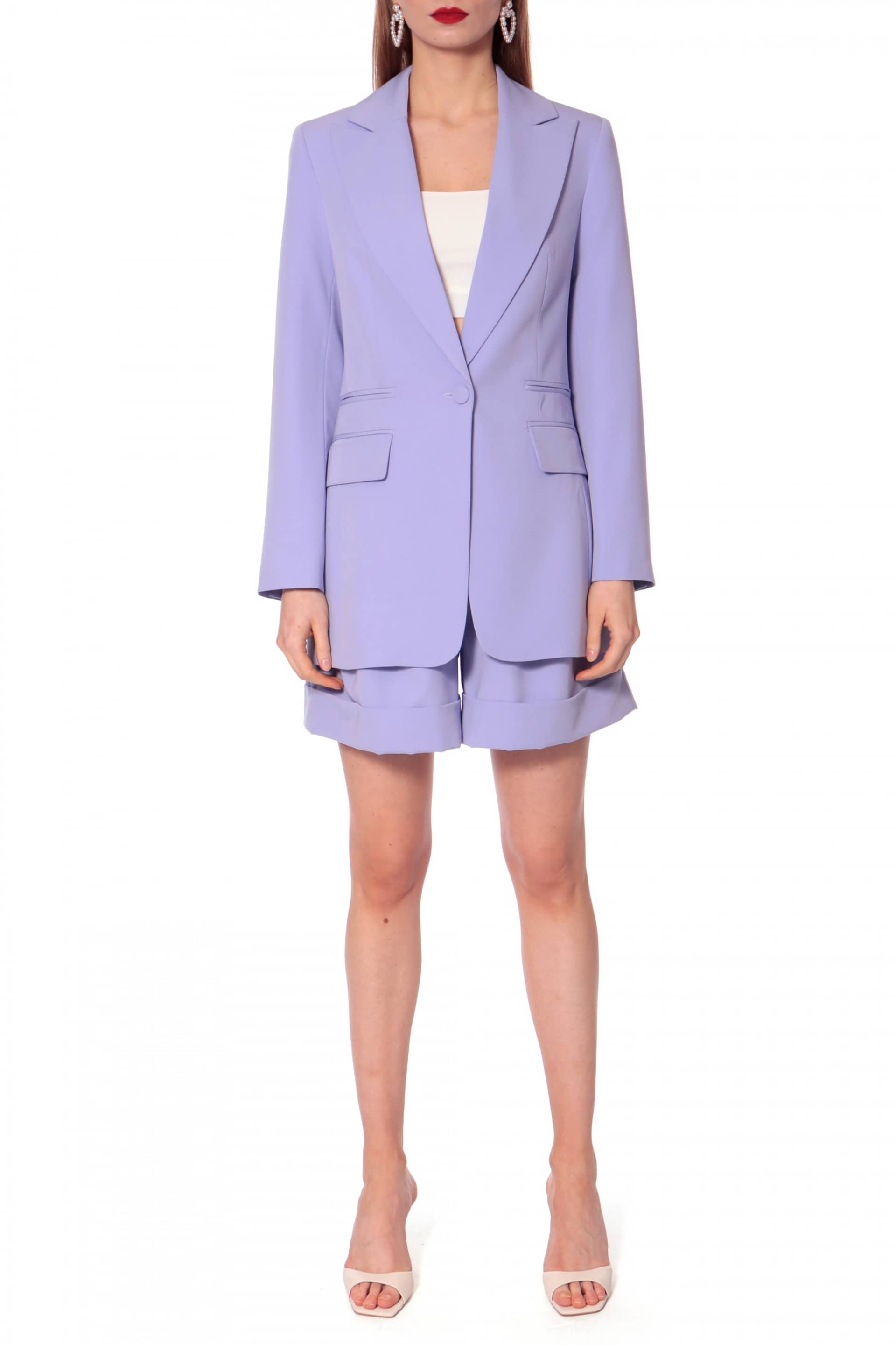 Blazer Laura Lavender in Purple made by HALEWSKI