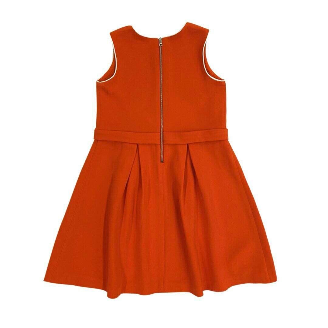 Salma Snap Dress - Orange made by SEMSEM