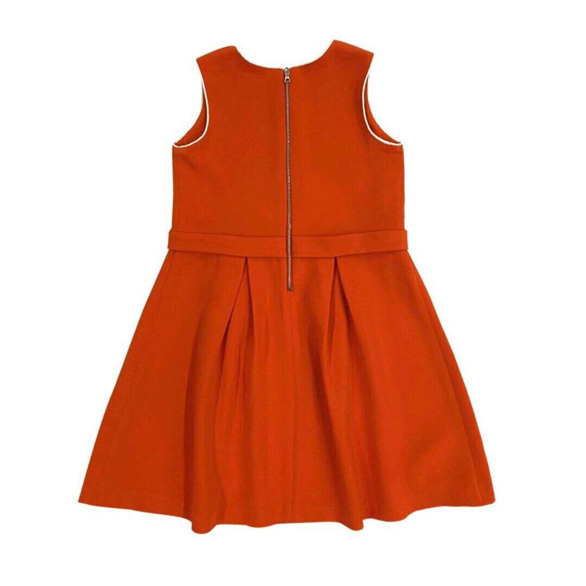 Salma Snap Dress - Orange made by SEMSEM