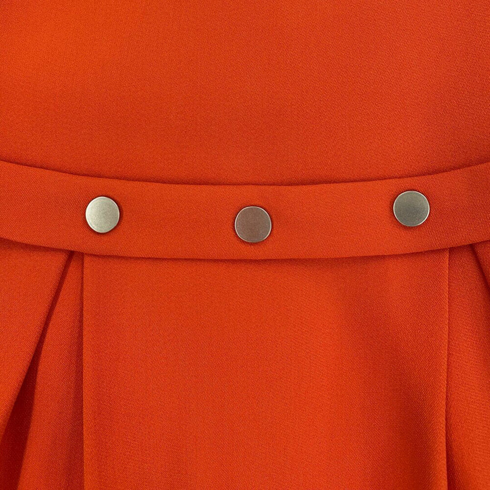 Salma Snap Dress - Orange made by SEMSEM