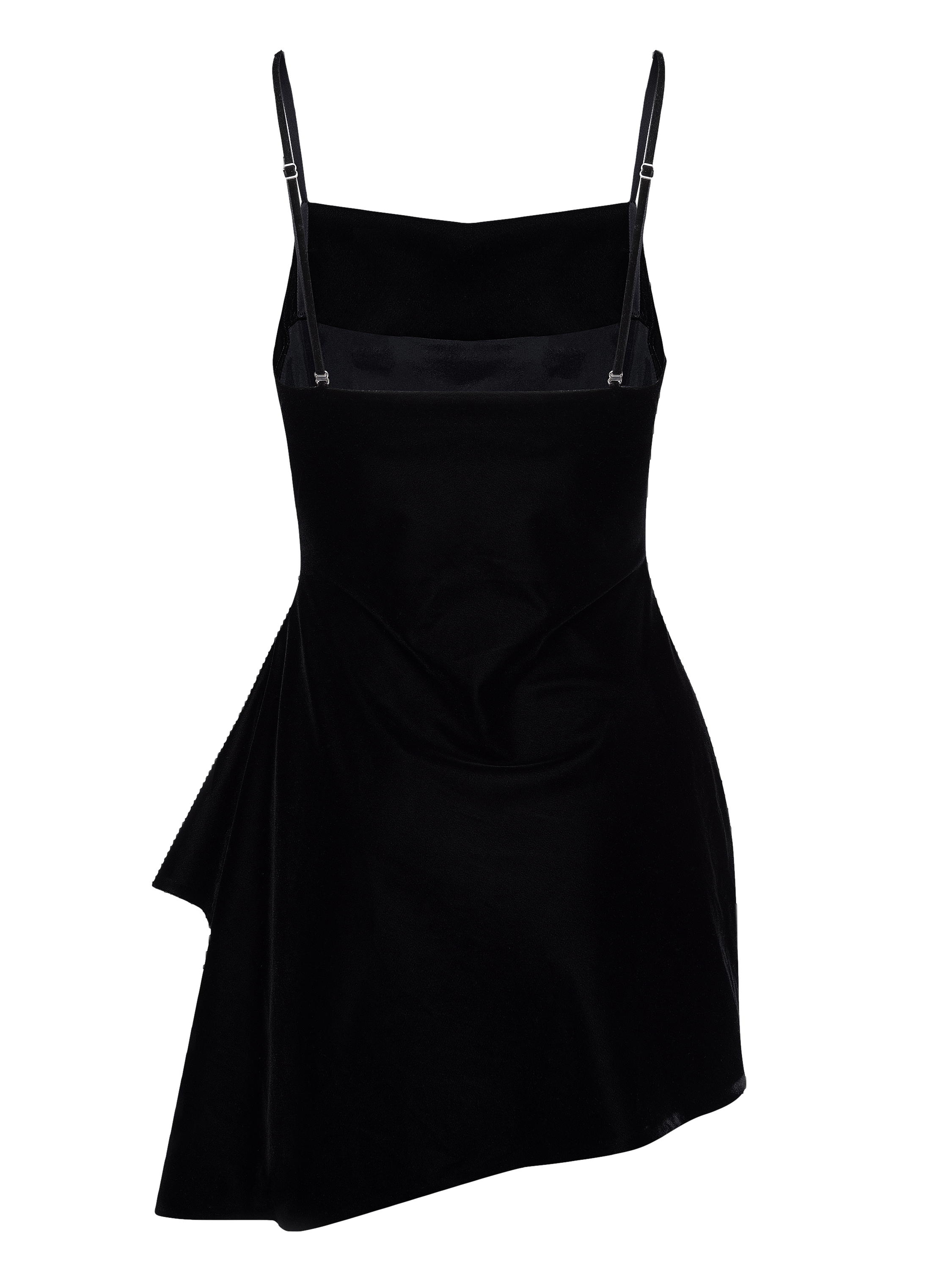 Asymmetrical Draped Mini Dress made by NDS The Label