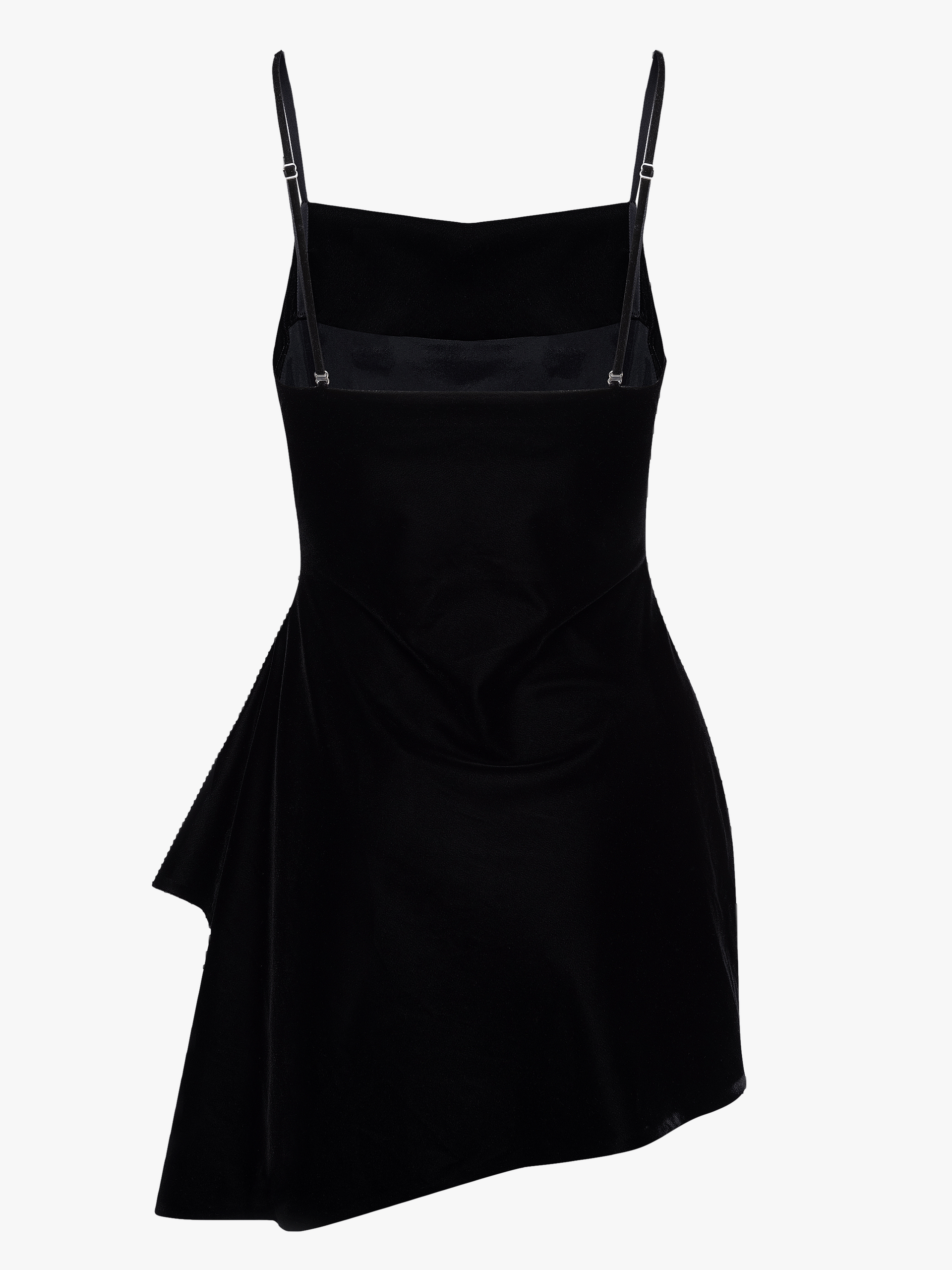 Asymmetrical Draped Mini Dress made by NDS The Label