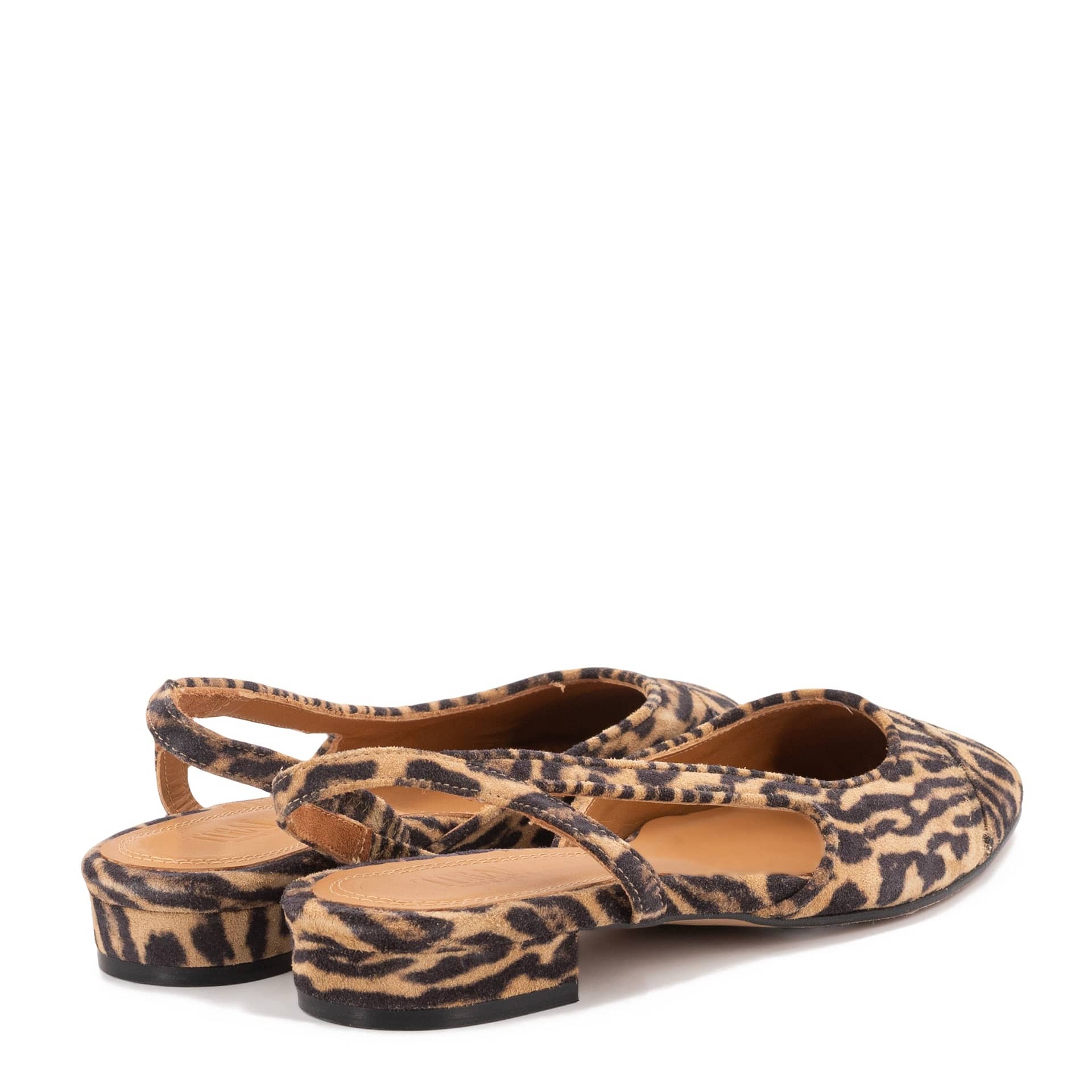 LUISA LEOPARD PRINT FLATS made by Toral